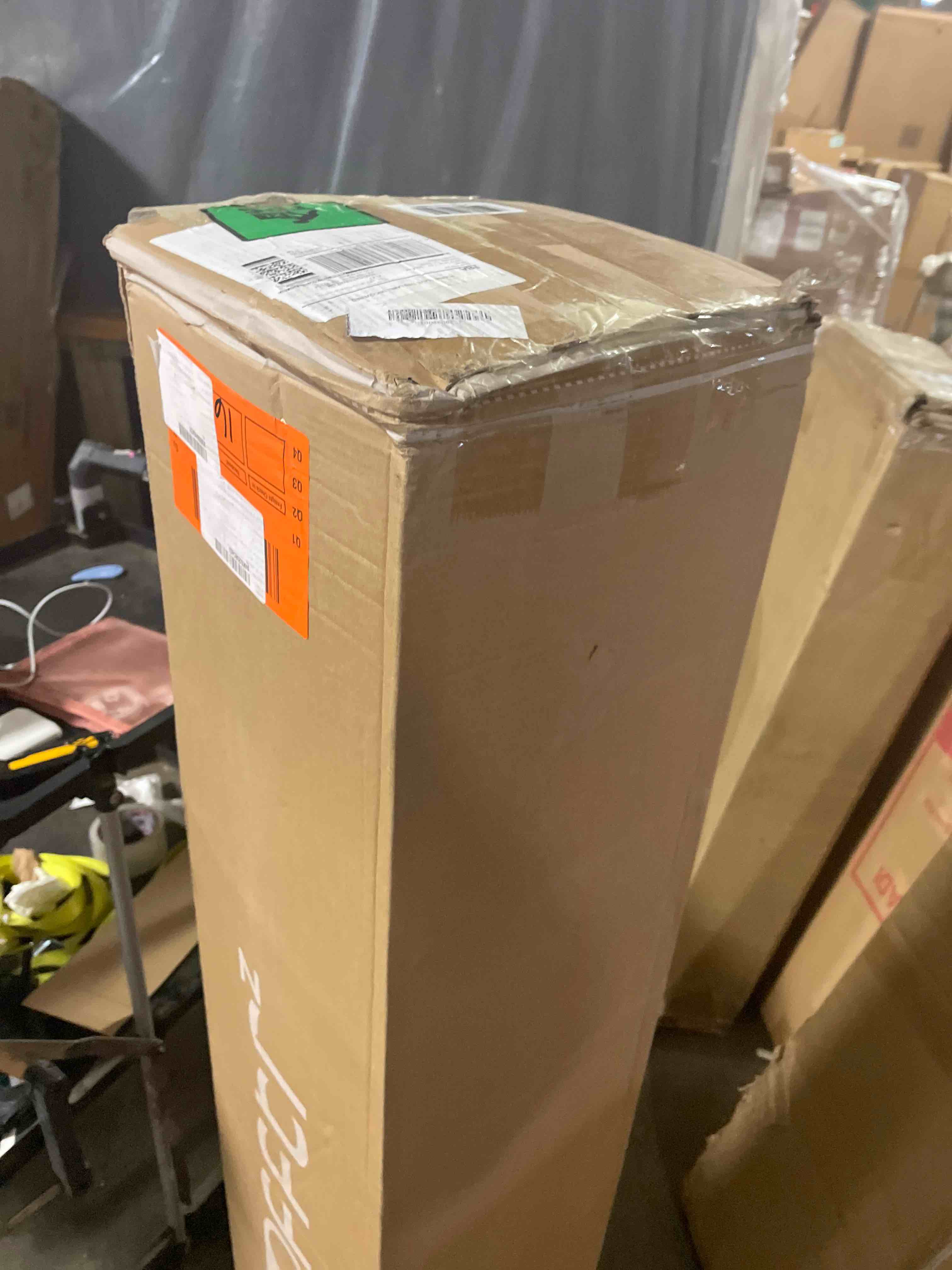 Condition photo showing New/Like New for full 12 inch hybrid mattress in a box, medium-firm, memory foam with individually pocketed coils, zoned support, motion isolation, certipur-us certified