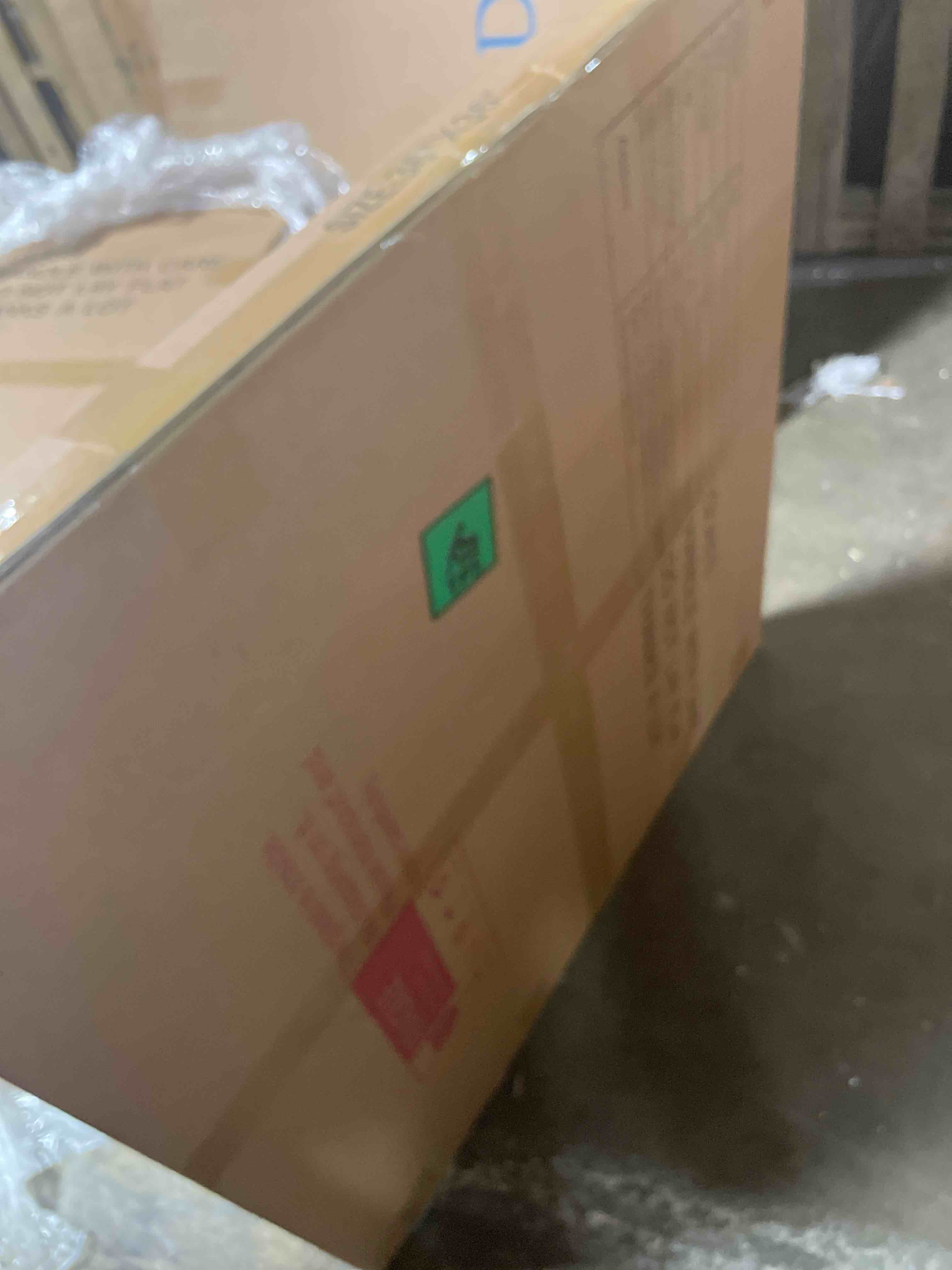 Condition photo showing New/Like New for 36x36 inch frontlit+ backlit led bathroom mirror with lights