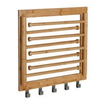 Croce 20'' Manufactured Wood Wall Mounted Clothes Rack