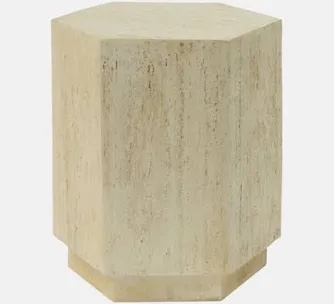 bilbrey MGO HEXAGONAL archaic side table 