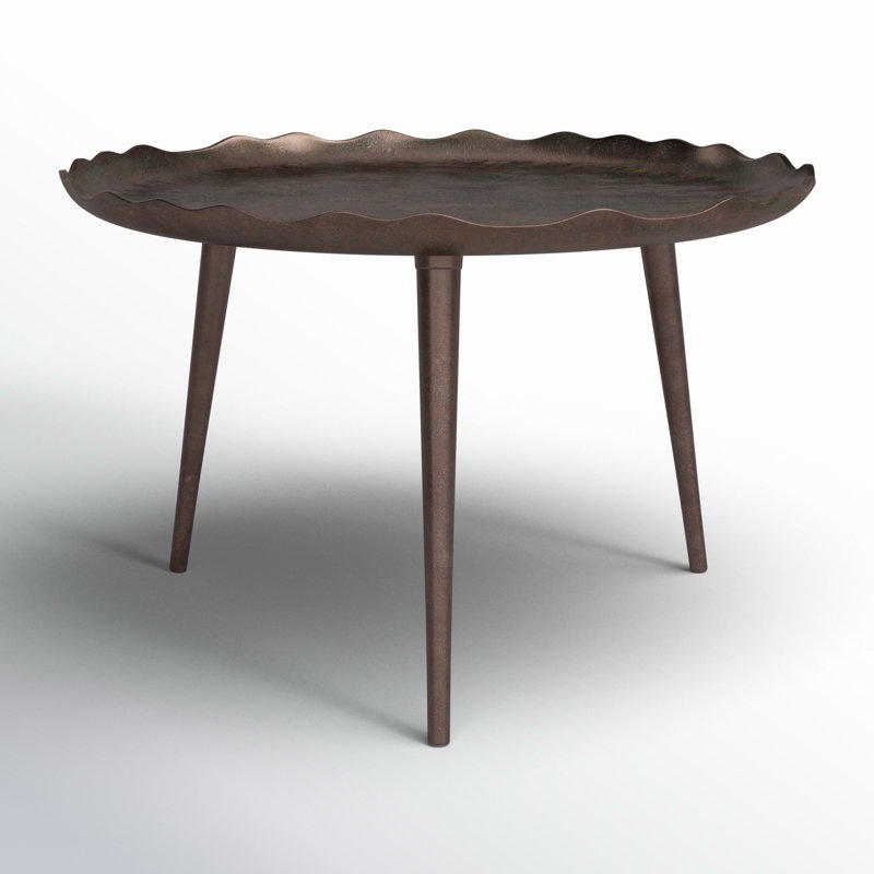 Rory aluminum three legs, coffee table bronze