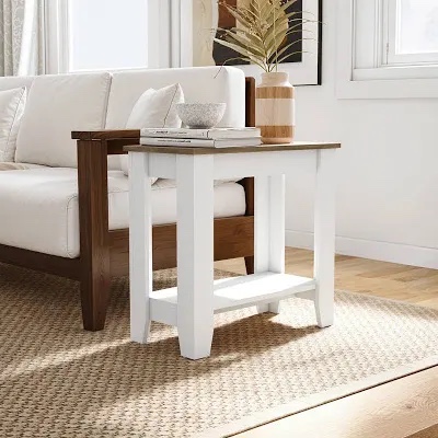 weddel basilico end table with storage