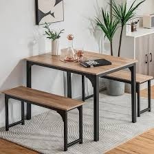 43.5'' Dining Table bench 