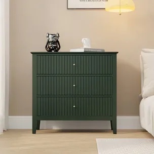amberrae large 3 drawer dresser, wide chest of drawers