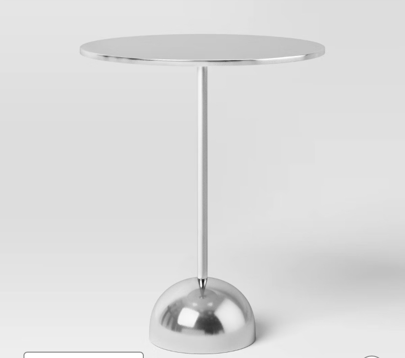 Modern Pedestal Side Table - Room Essentials™