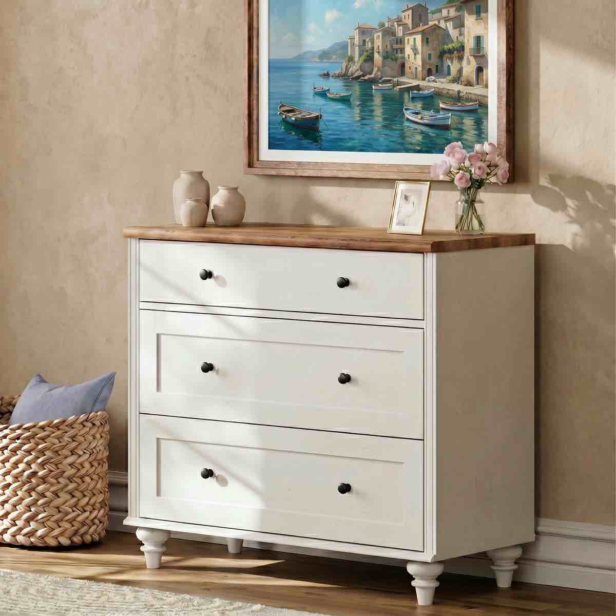 scarlett 33.9'' w 3 - drawer dresser