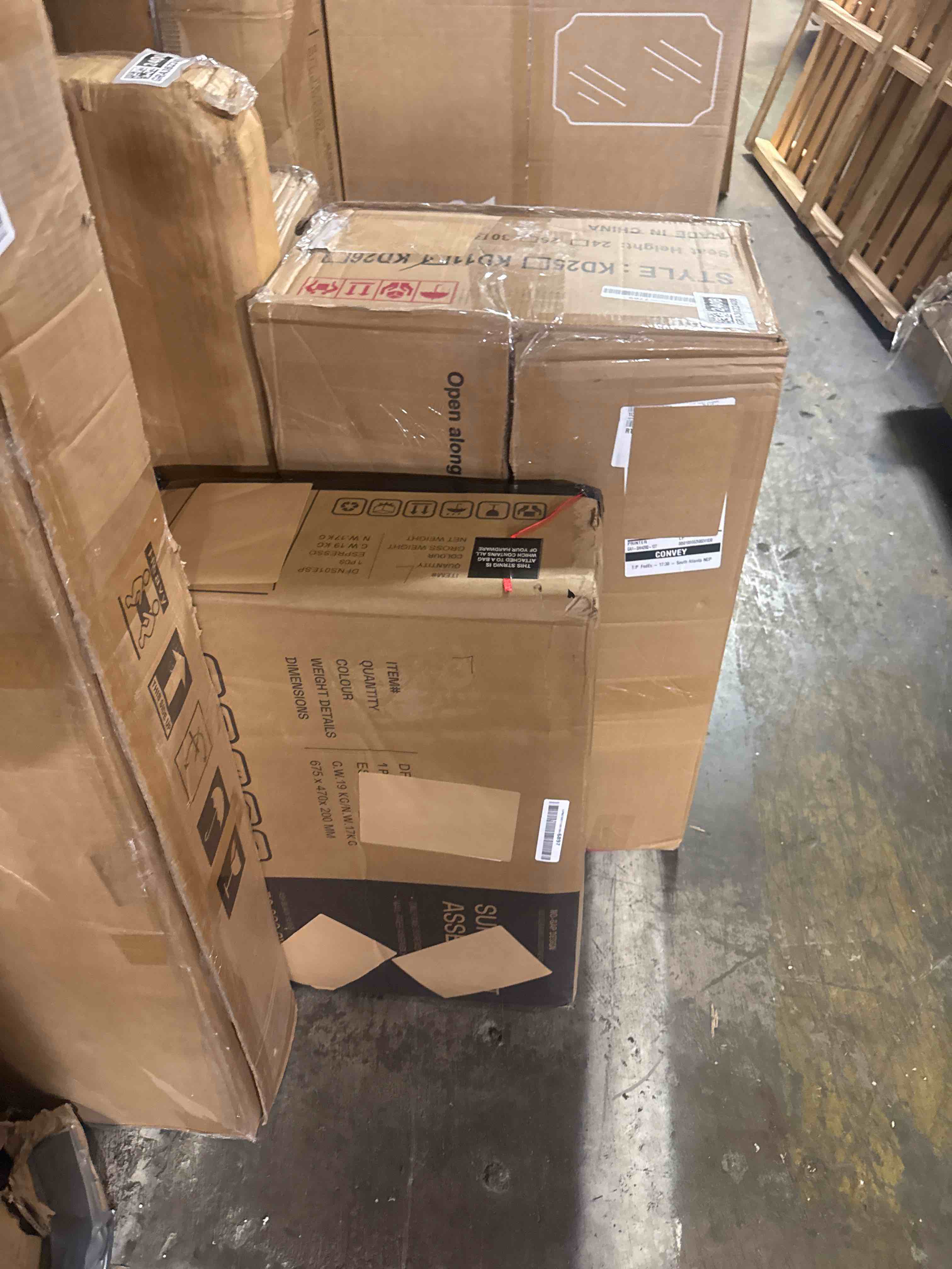 Condition photo showing New/Like New for garvee farmhouse nightstand with 2 drawer and open compartment, side table with charging station, end table with storage shelf for bedroom, living room, brown, 1pcs | power outlet, sturdy structure, easy to clean