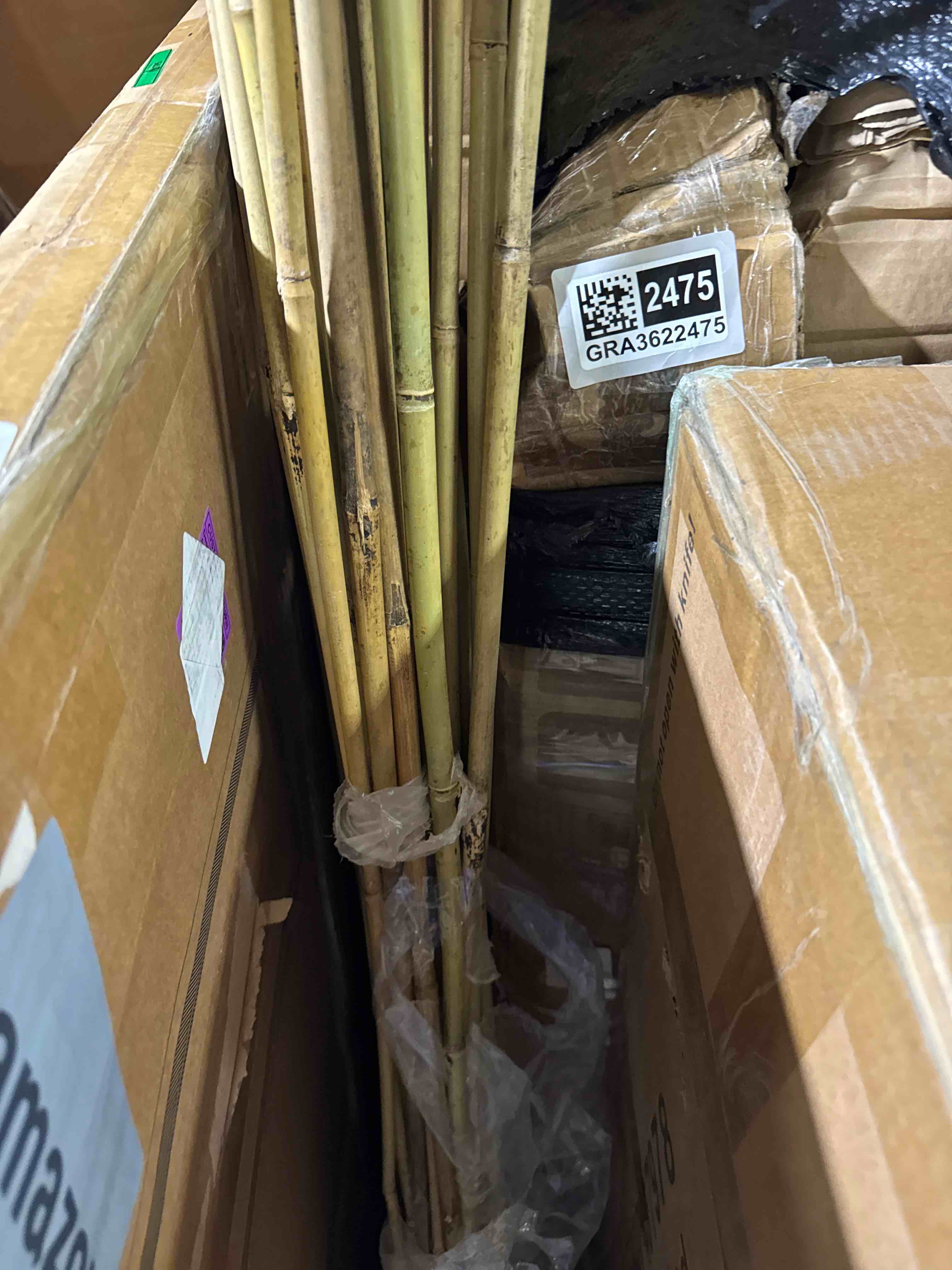 Condition photo showing New/Like New for bamboo stakes, 50 pack bamboo stakes 4ft, natural garden stakes for tomatoes and climbing plant support, sturdy bamboo sticks for plants 50 48 inch