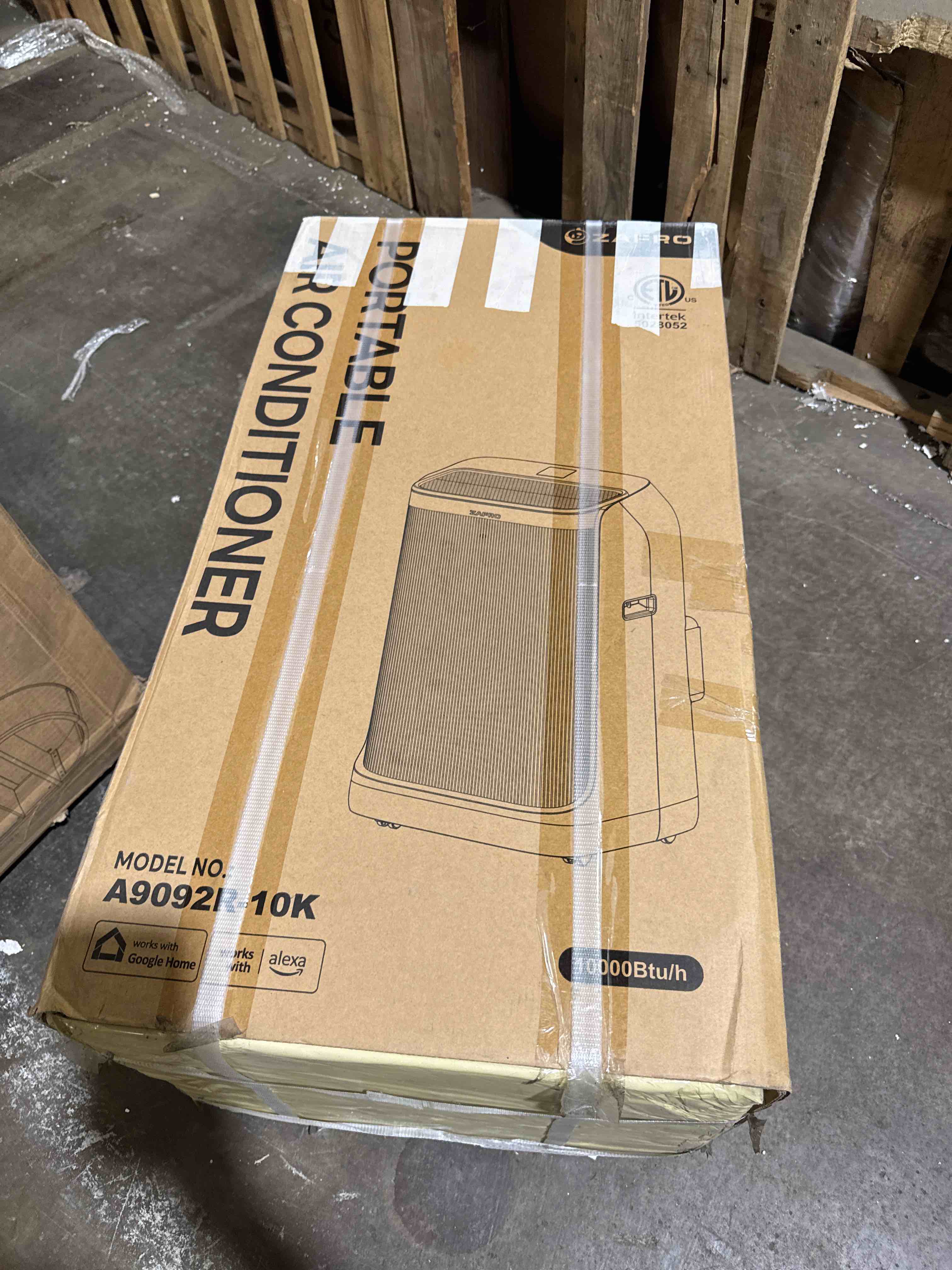 Condition photo showing Good Condition for 14,000 btu portable air conditioner with wifi & remote control, cools up to 700 sq.ft, auto-evaporation low noise portable ac unit for large room, office, garage, white