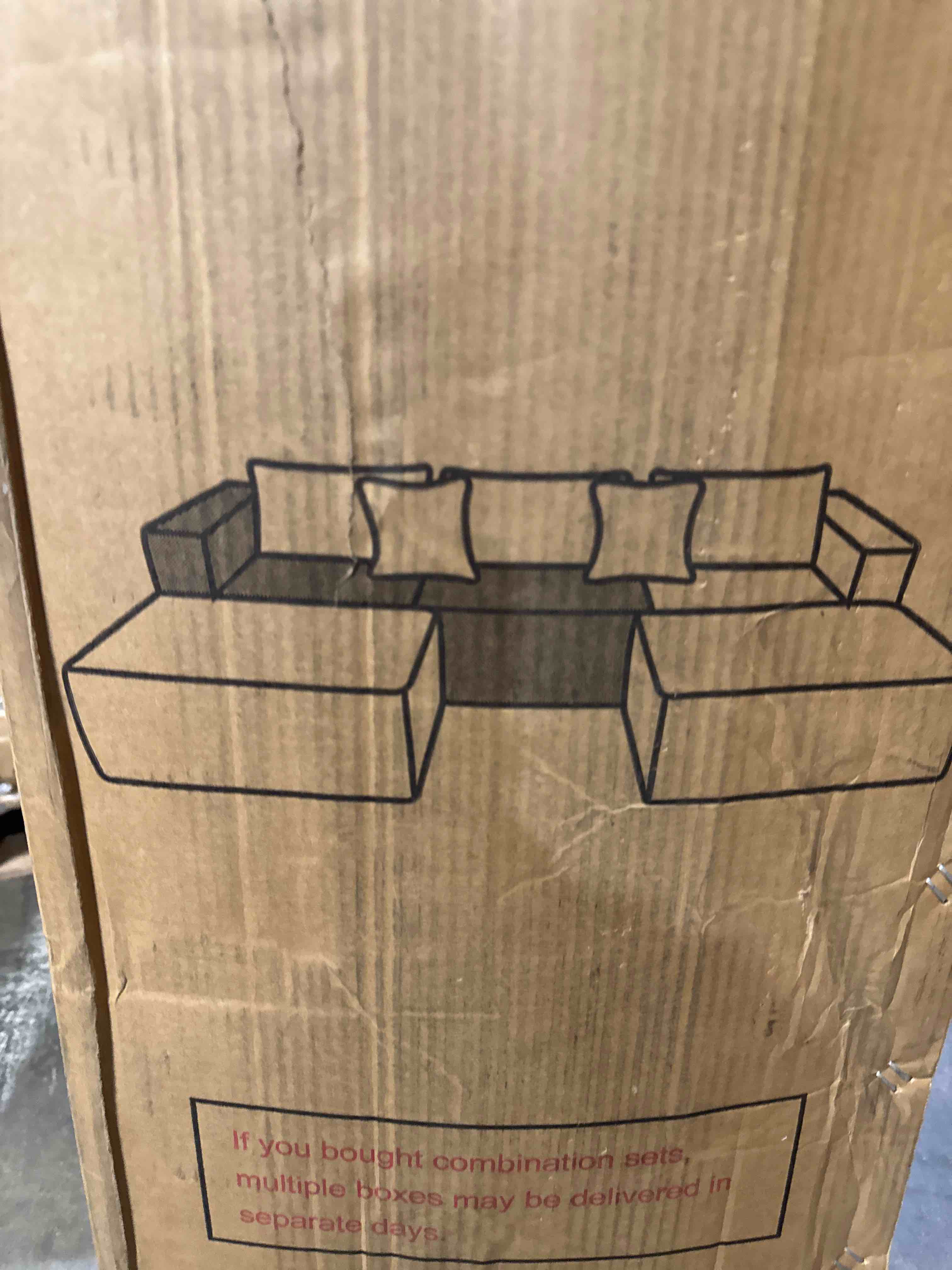 Condition photo showing New/Like New for yinix 140" convertible sleeper sofa bed - modular sectional sofa couches - comfy cloud couch for living room floor sofa - 6 piece free combination compression sofa - no assembly required - gray ( 1left & 1 middle sectional only) coach is similar