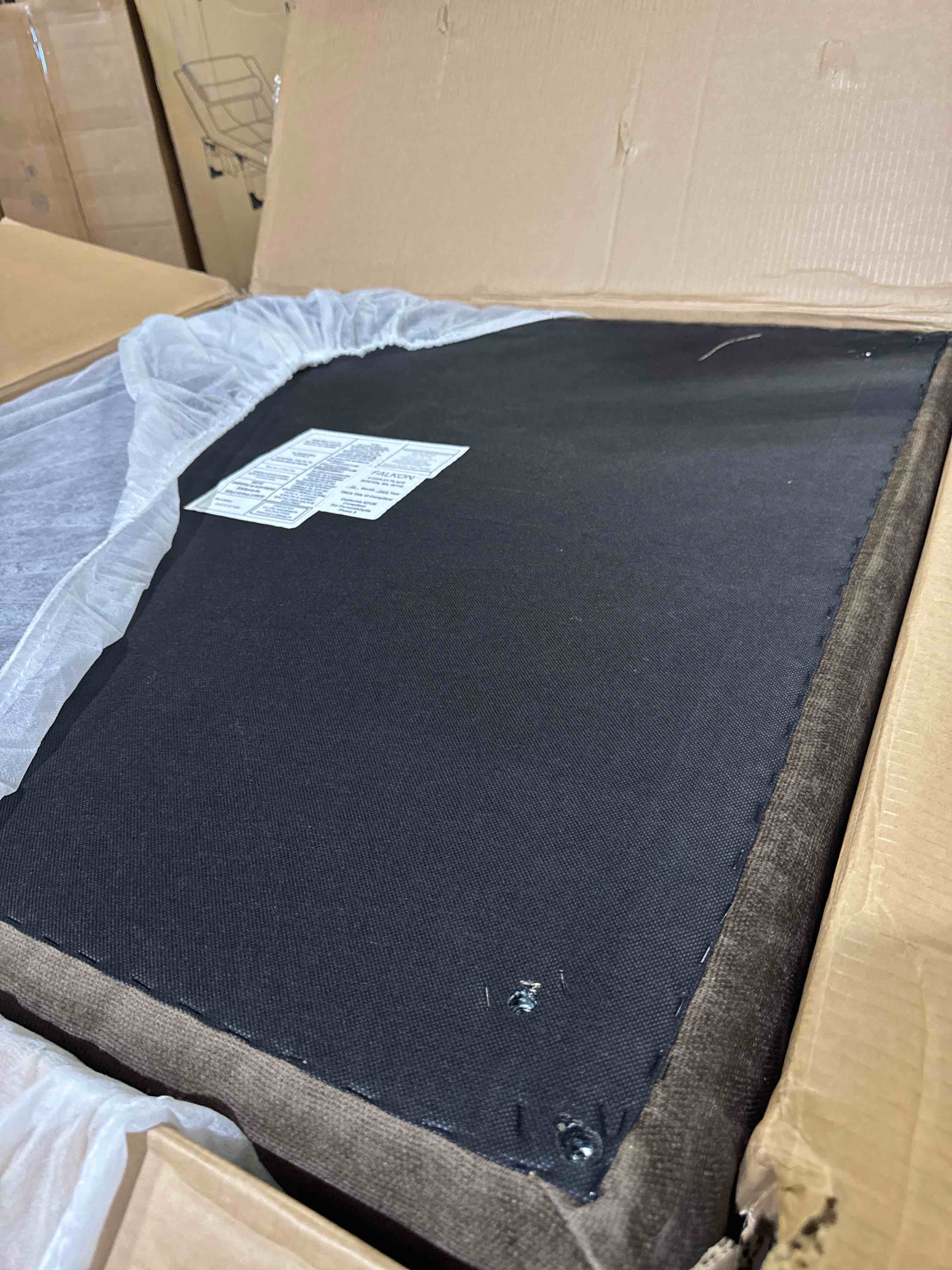 Condition photo showing New/Like New for brown clarke 40" rectangle storage ottoman 4( see pics)