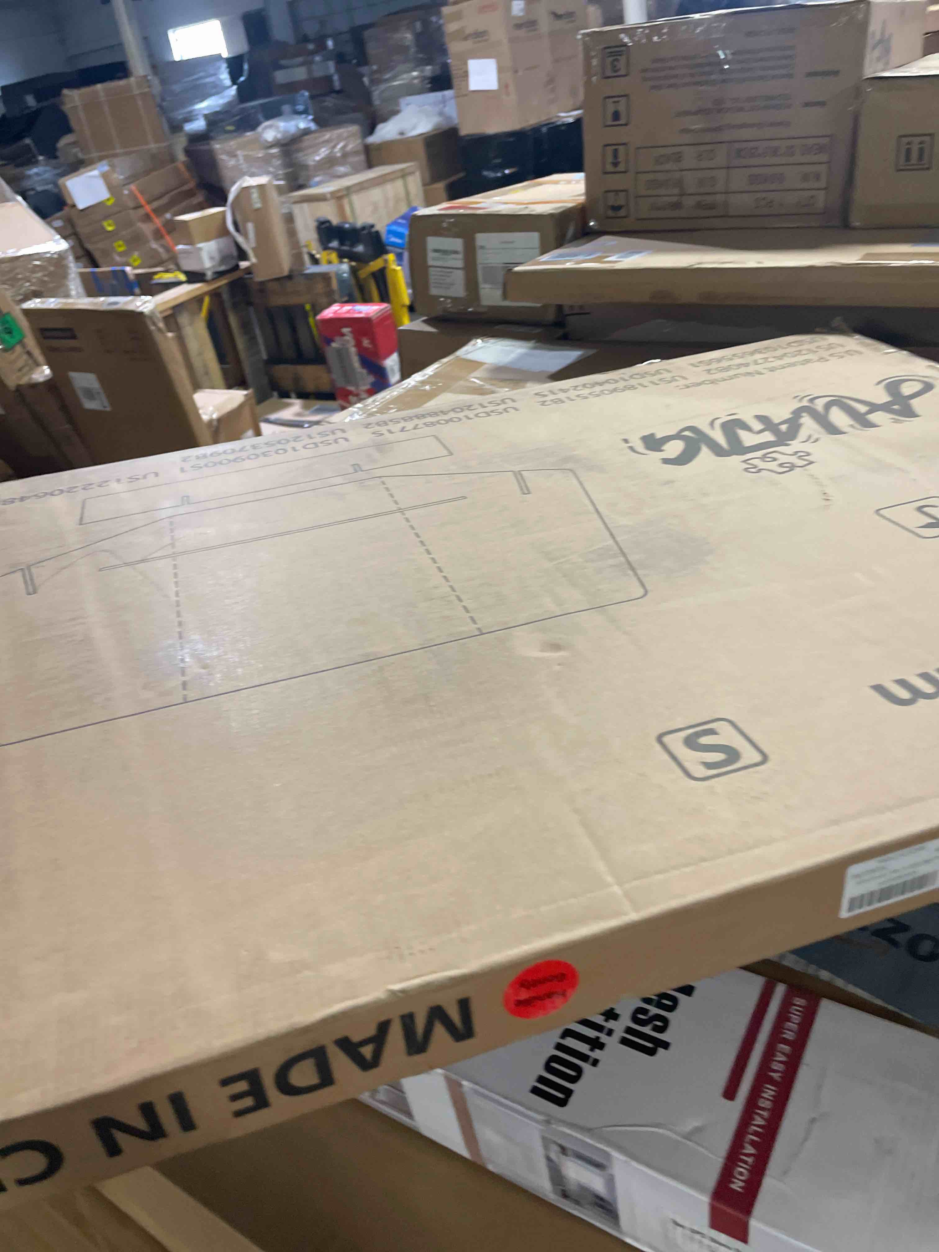 Condition photo showing New/Like New for all4jig 1500 pieces rotating puzzle board with 6 drawers and cover,24.92"x33.58"portable wooden jigsaw puzzle table for adults,lazy susan spinning puzzle boards birthday gift for mom natural wood-6 drawers medium-1500pcs