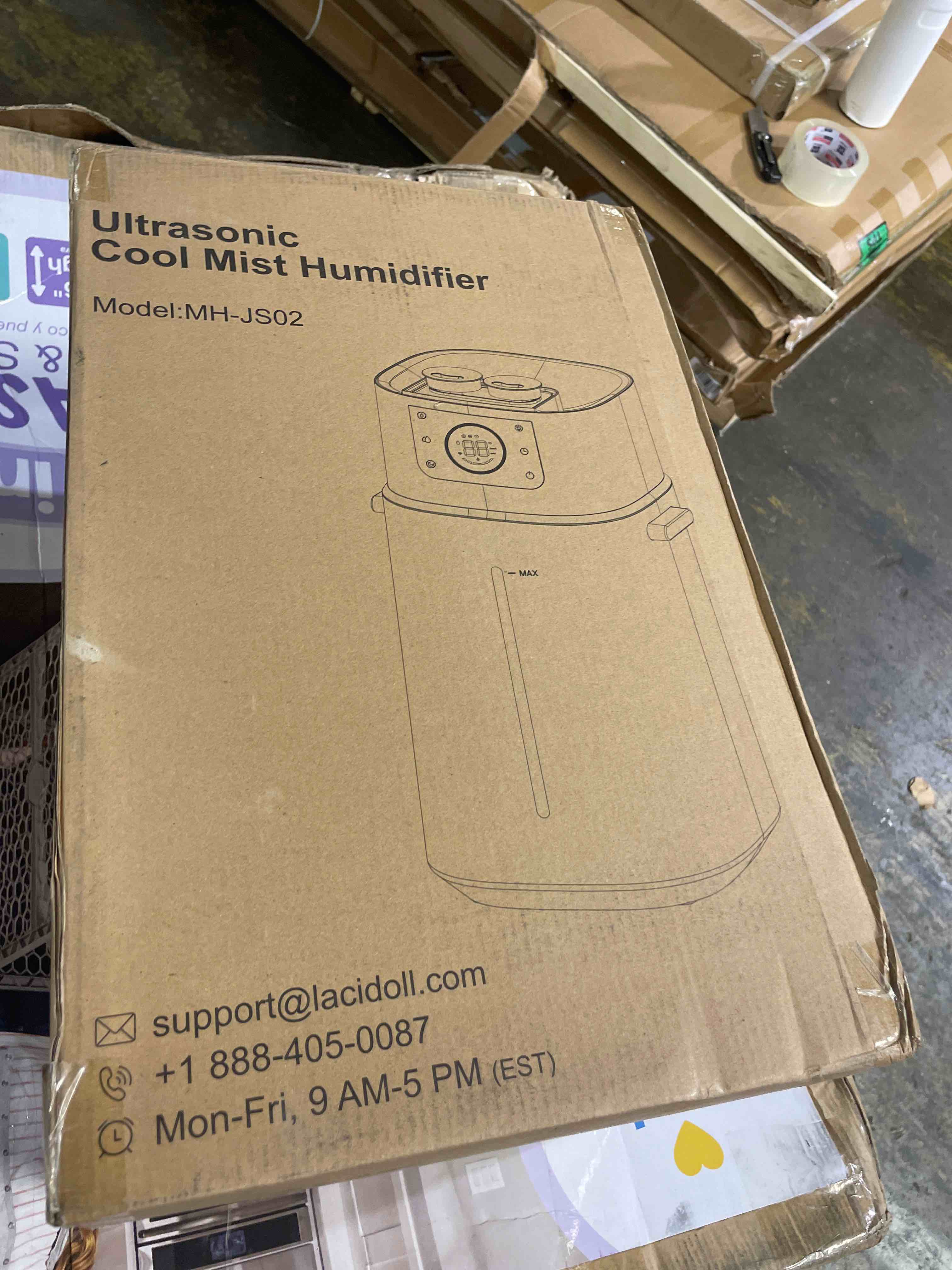 Condition photo showing New/Like New for kzf humidifiers for bedroom, 15l large room humidifier, 2000 sq.ft coverage, 72hrs runtime, top fill, 26db quiet, 3 mist levels & diffuser, auto shut-off, ready for baby nursery home and plants