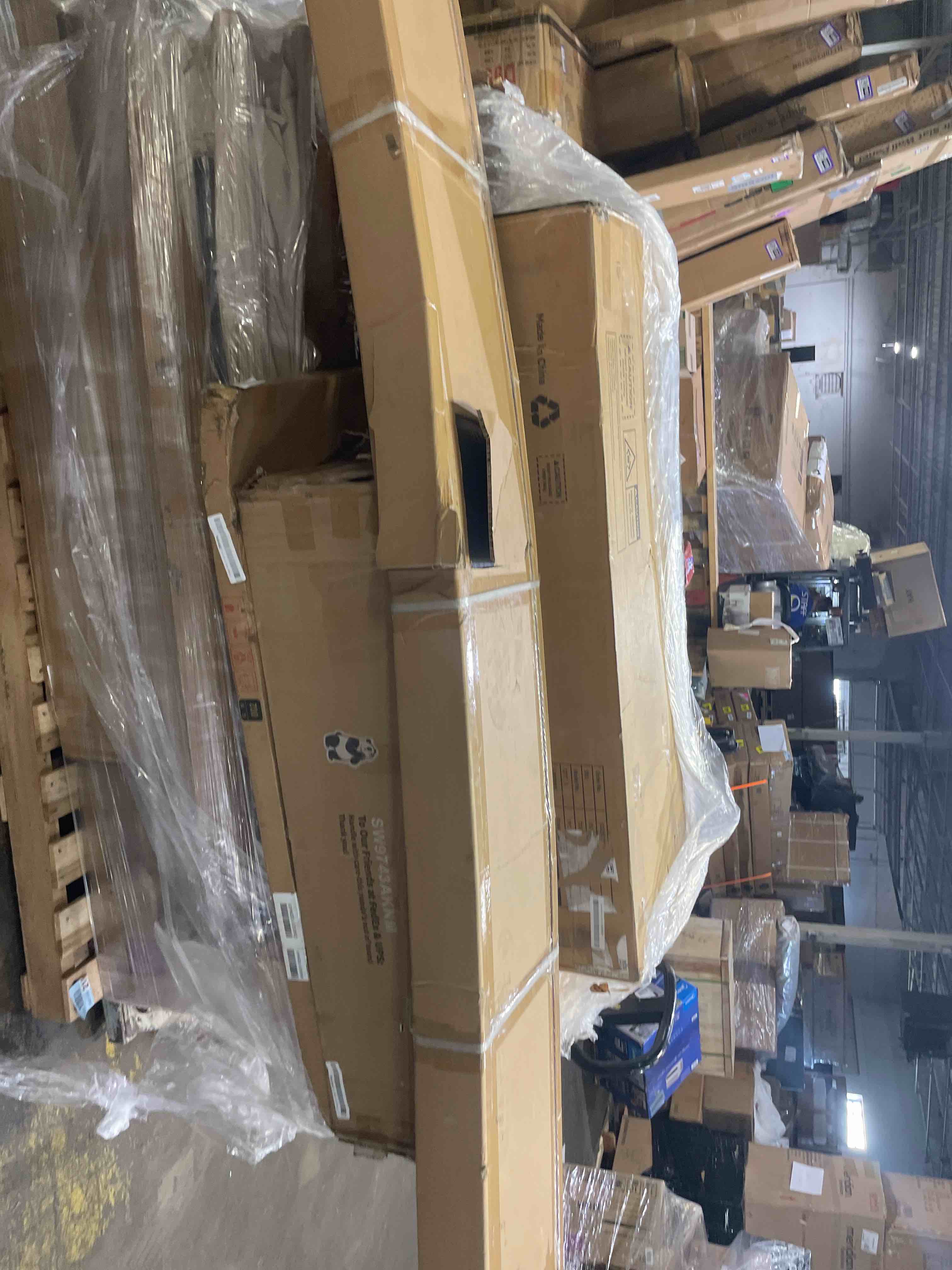 Condition photo showing New/Like New for smartstandard 2 pack 106" x 12.6" wood slat wall panels, soundproof wooden wall panels, acoustic wood panels for wall, 3d fluted wood panels for interior wall decor, dark walnut 106" x 25.2" dark walnut