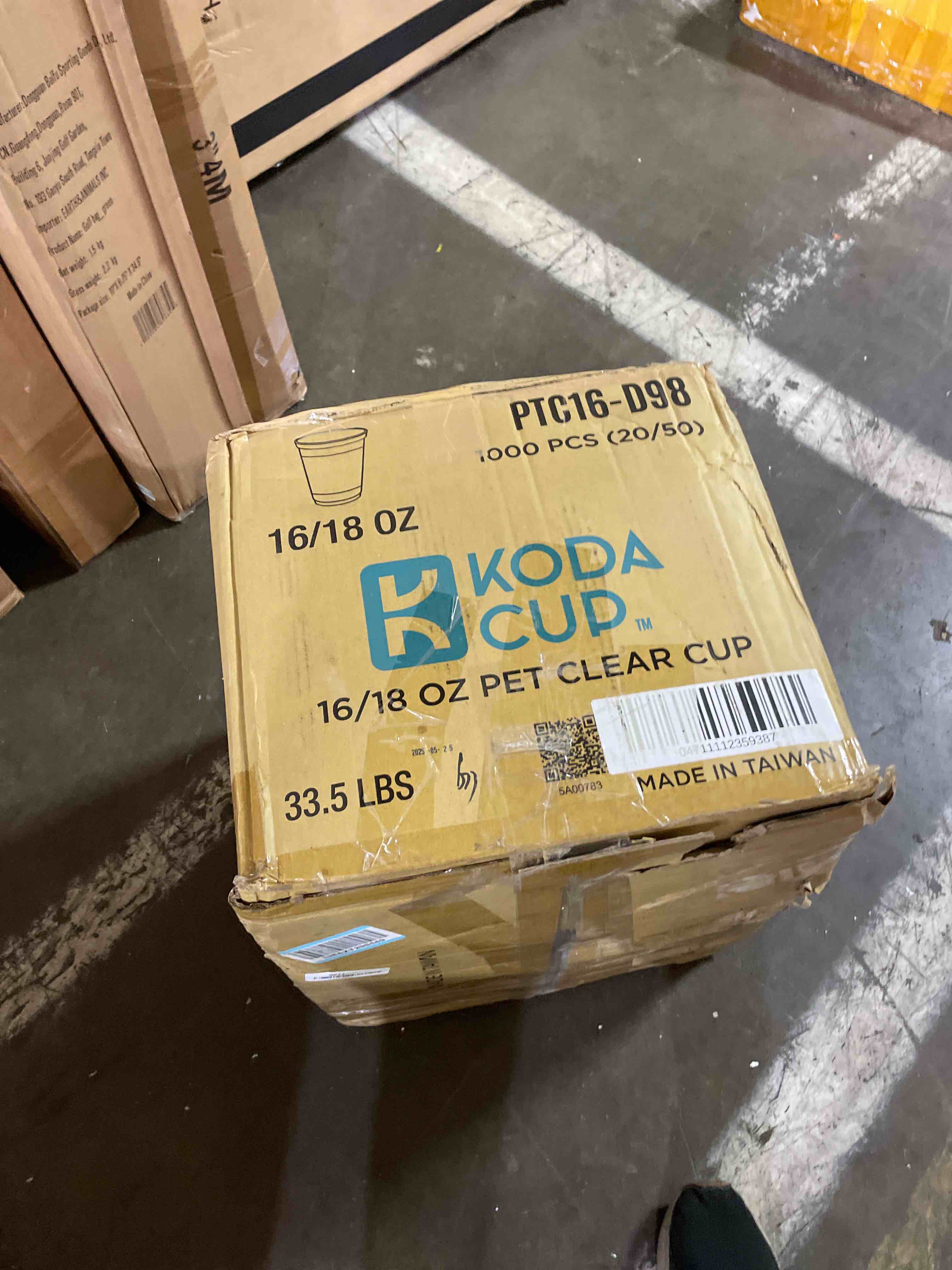 Condition photo showing New/Like New for karat c-kc12 12oz pet plastic cold cups (98mm) - 1,000 ct
