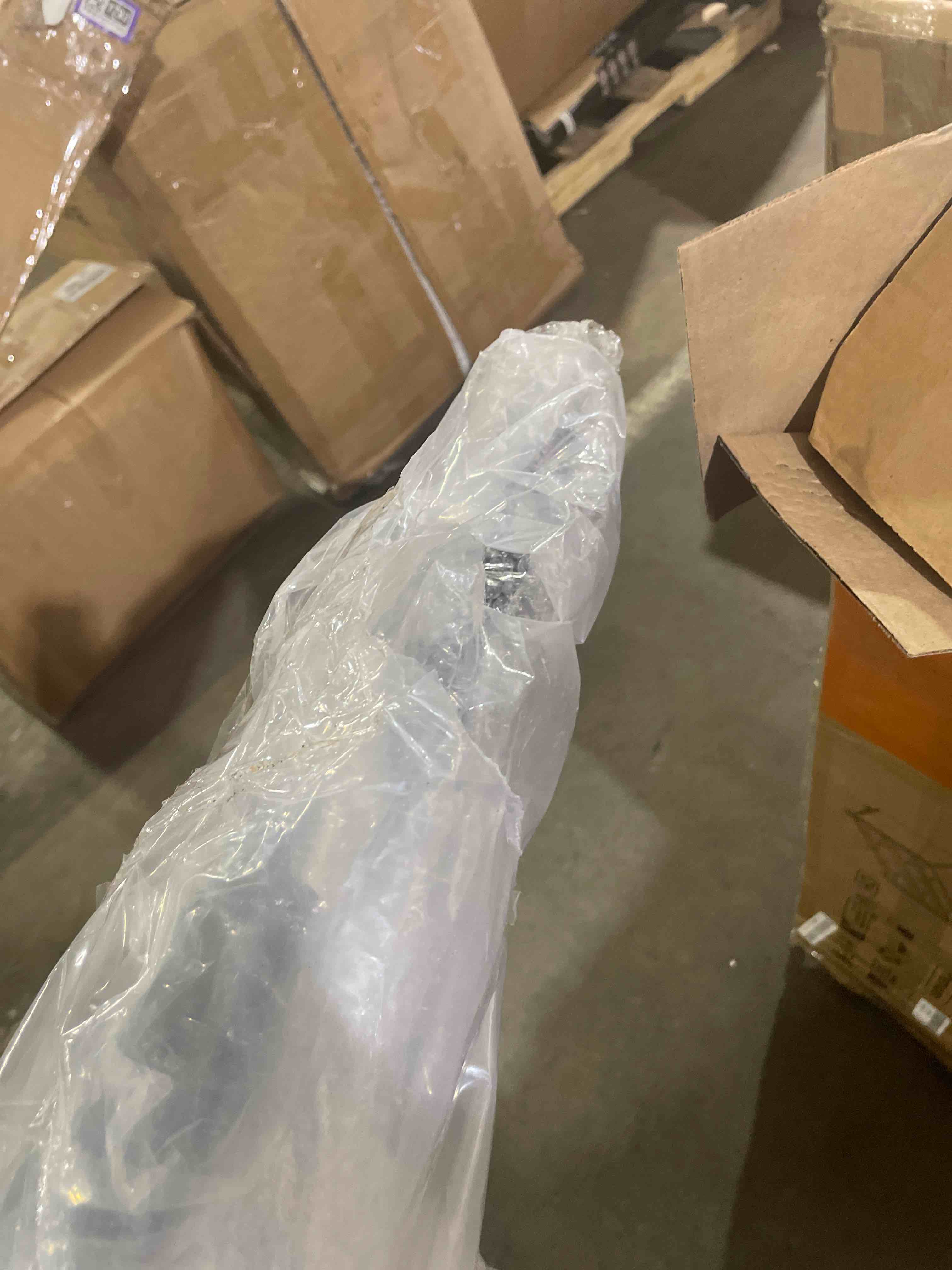 Condition photo showing As Is for wesiti trampoline fiber glass rods for top ring of net enclosure fiberglass poles for 8/10/12/14/15/16ft frame with tube caps, not for the plastic t connector