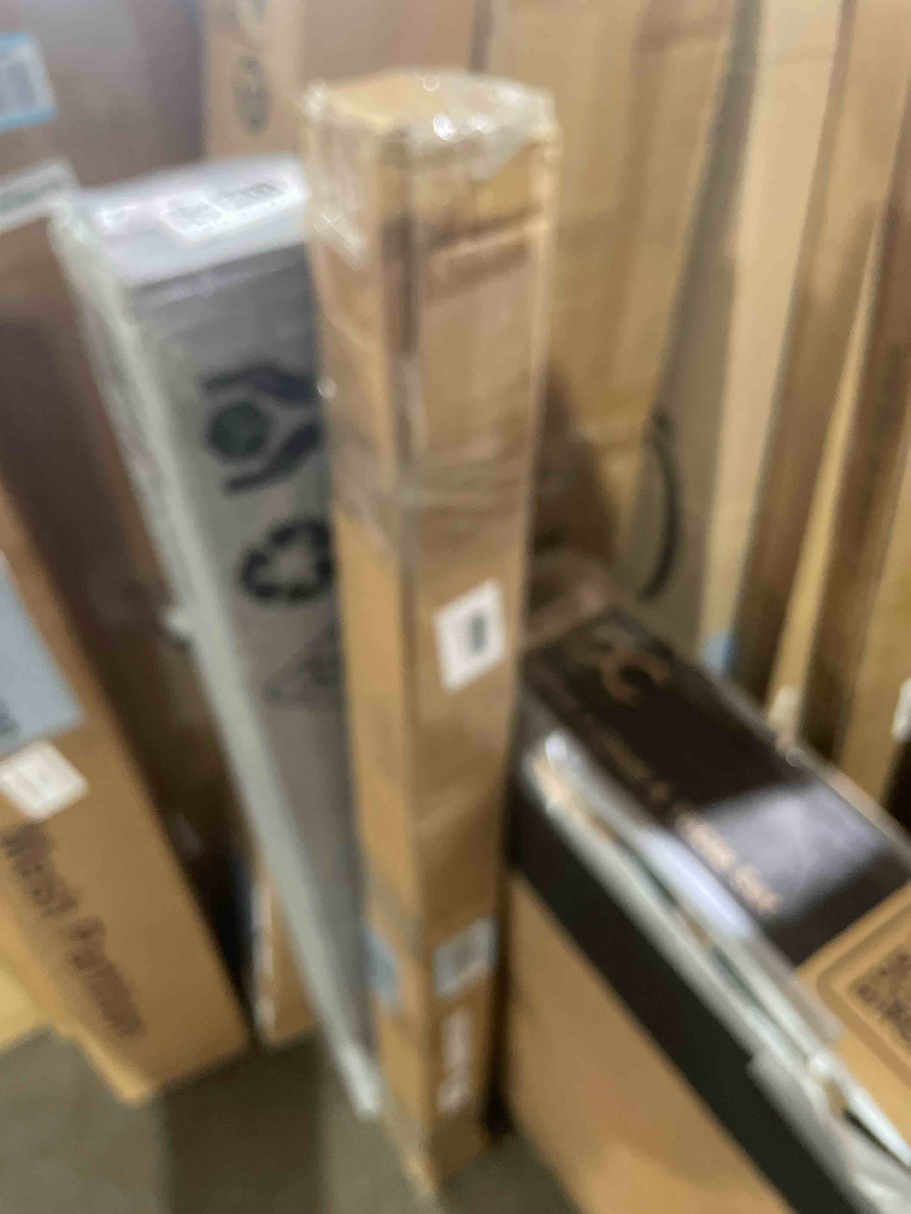 Condition photo showing New/Like New for berissa cordless blackout roller shades,linen fabric.grey.46 w x 72" h | roller shades for indoor windows,free light blocking strips,uv protection,thermal insulation,for home office door