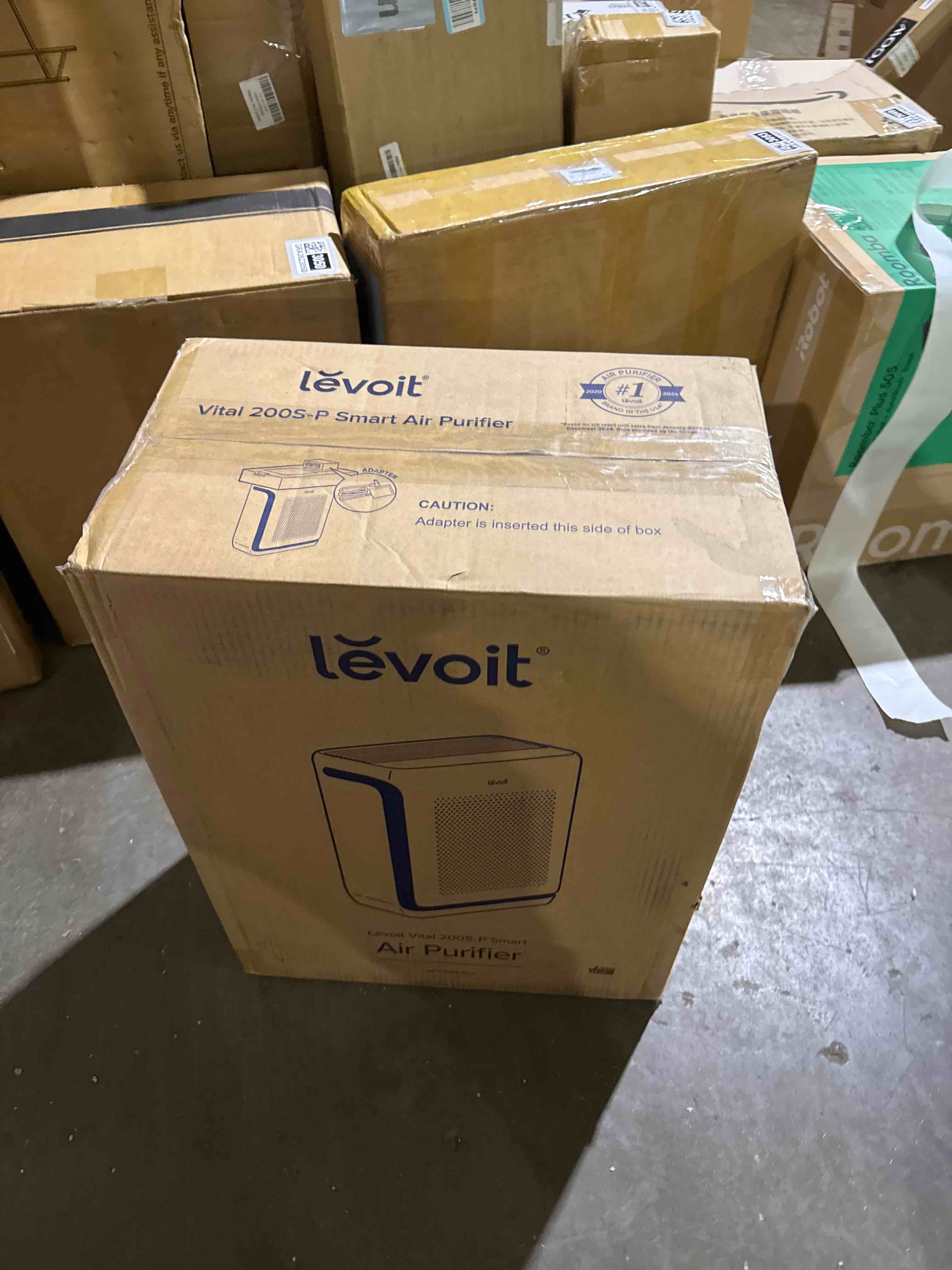 Condition photo showing Good Condition for levoit air purifiers for home large room up to 1875 ft² with washable pre-filter, aham verifide, air quality monitor, hepa sleep mode for allergies, pet hair in bedroom, vital 200s-p, white