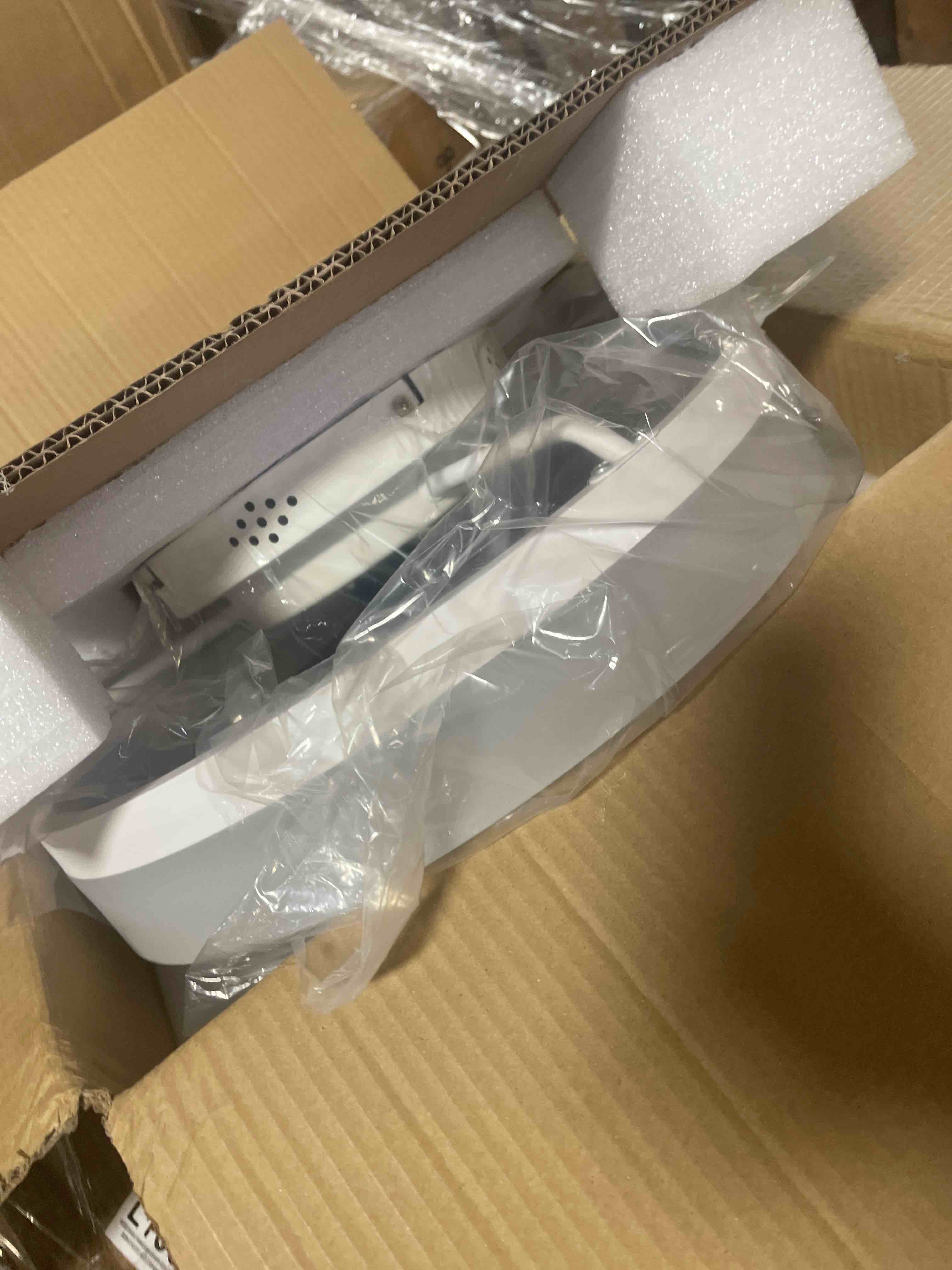 Condition photo showing New/Like New for newbulig ceiling fans with lights and remote & app control, 19.7 inch ceiling fan, 3000k-6500k dimmable led low profile fandelier with 6 wind speeds, flush mount for bedroom living room, white