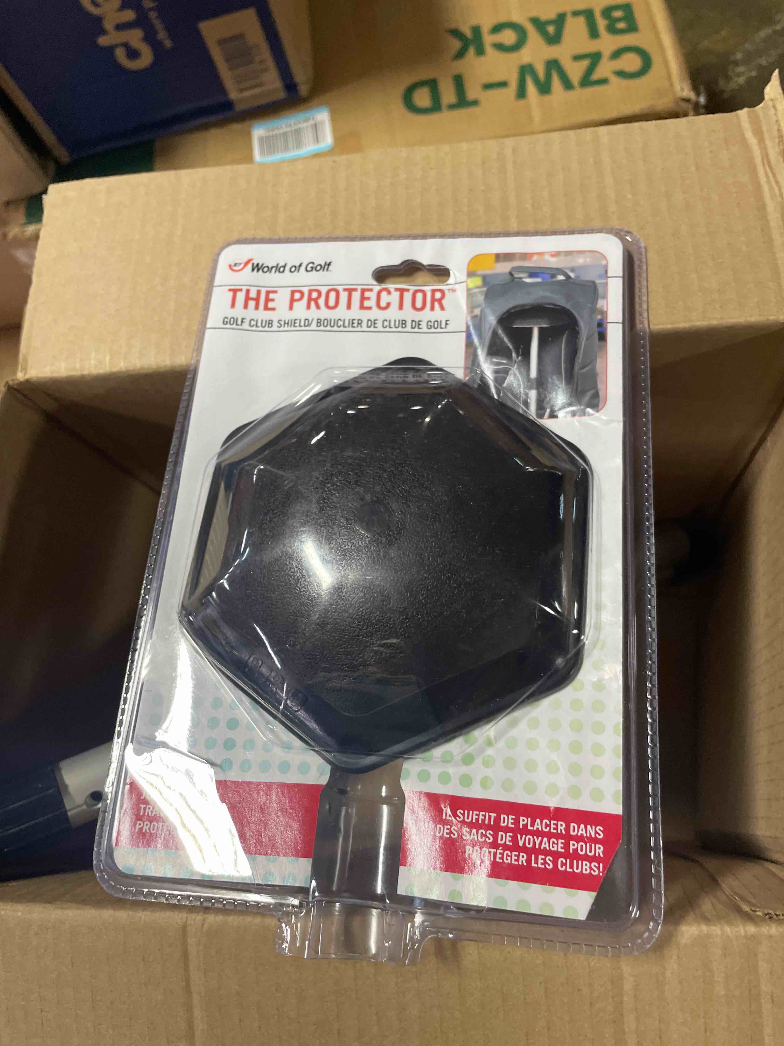 Condition photo showing New/Like New for jef world of golf the protector golf club travel support protection,black,grey