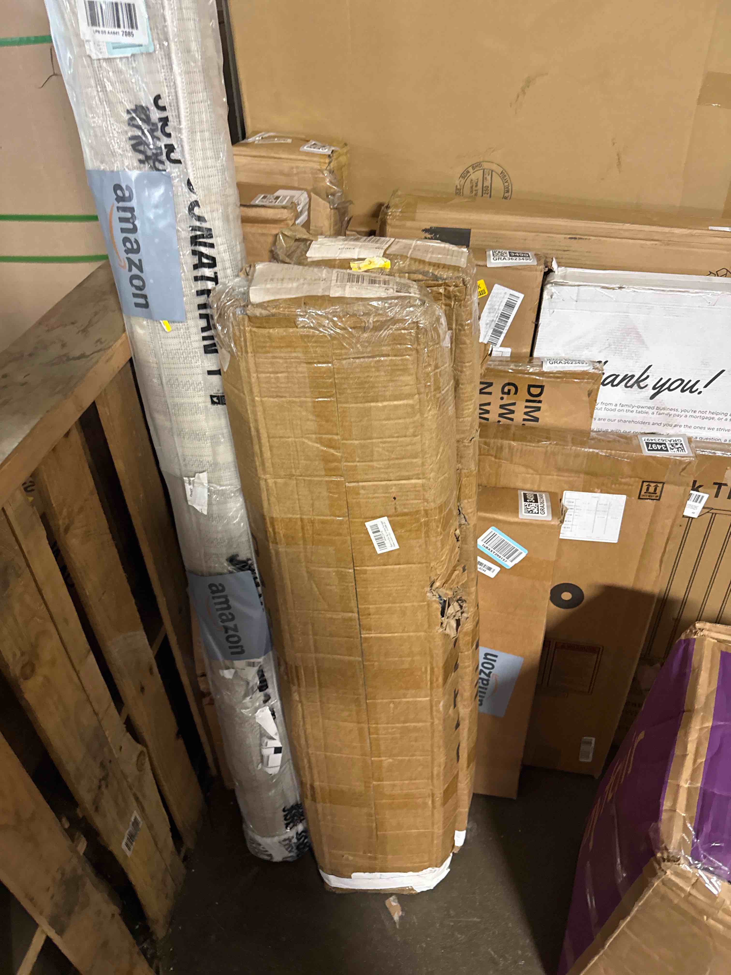 Condition photo showing New/Like New for iron stair balusters 5/8" round 44" long - 50-pack hollow wrought iron plain spindles for classic indoor staircases?satin black round plain 50 pack