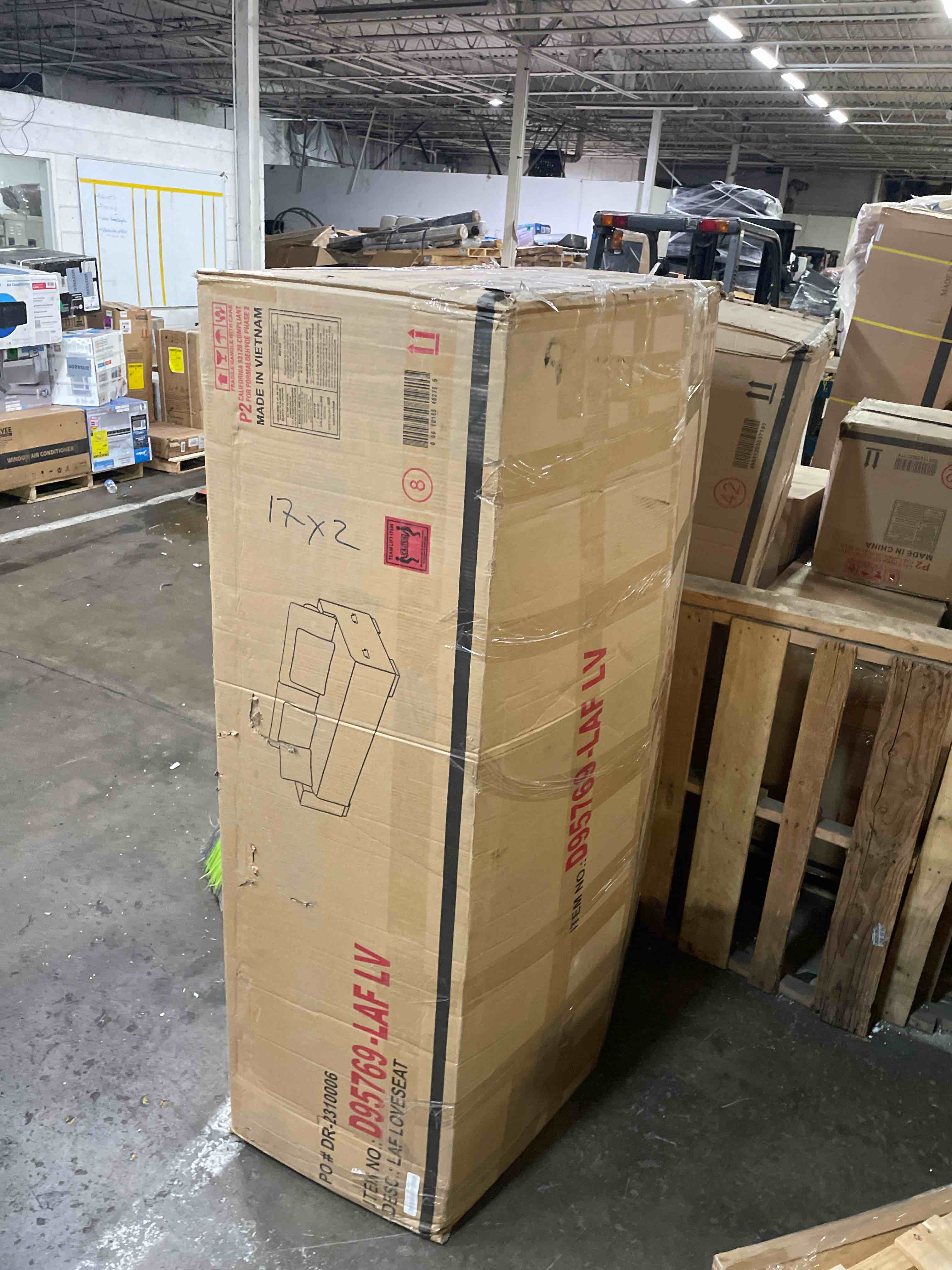 Condition photo showing As Is for leumius cloud sectional couch with l-shape chaise,modern upholstered boneless couch with deep seat for living room bedroom, no assembly required,camel(right facing chaise) (only sofa no chaise)
