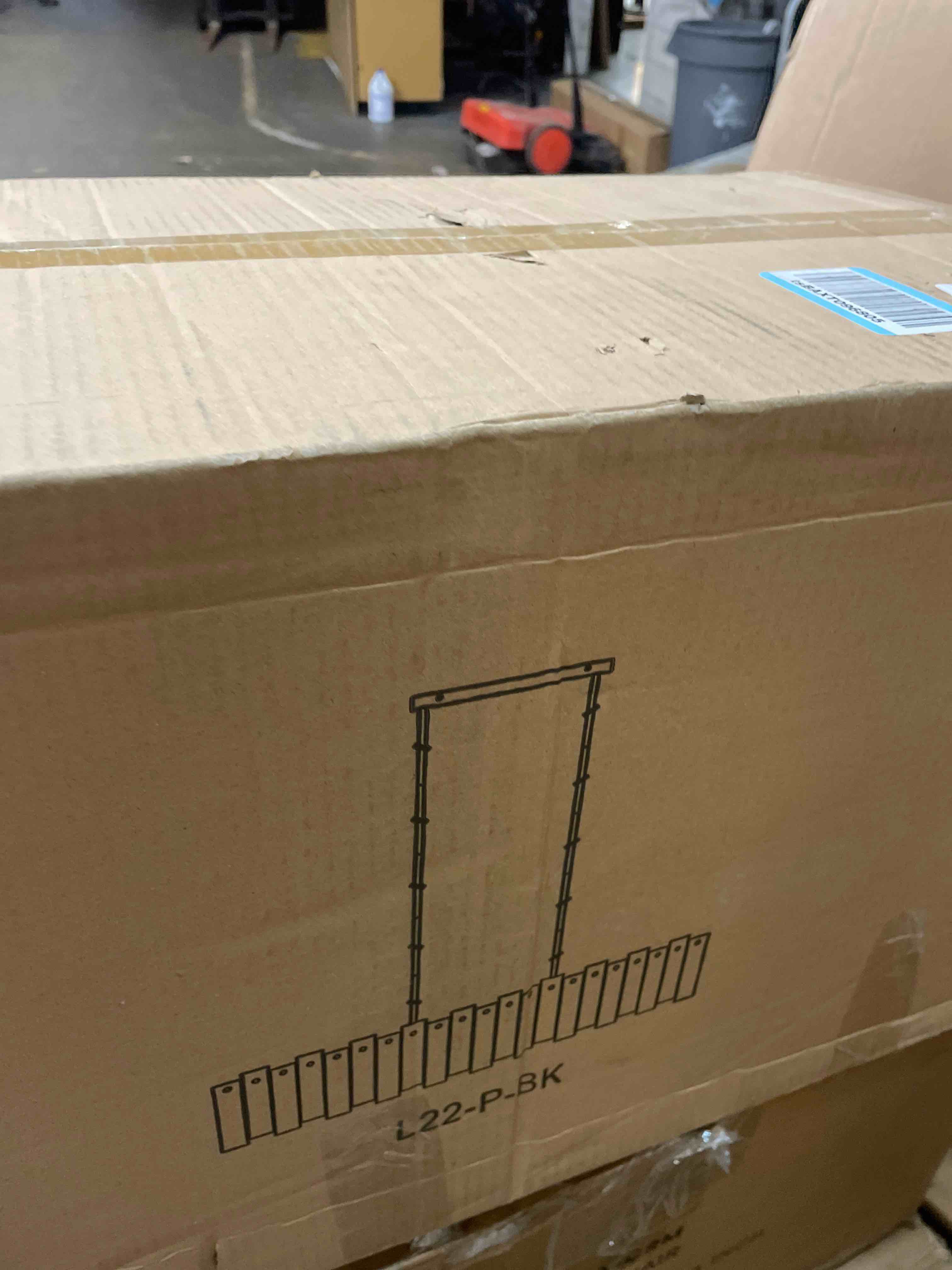 Condition photo showing New/Like New for 4ft dining room chandelier, black dining room light fixture linear crystal design with water ripple glass & large rectangle & 6pcs max 60w e26 bulbs (black staggered) 6 light - up and down (two sides)