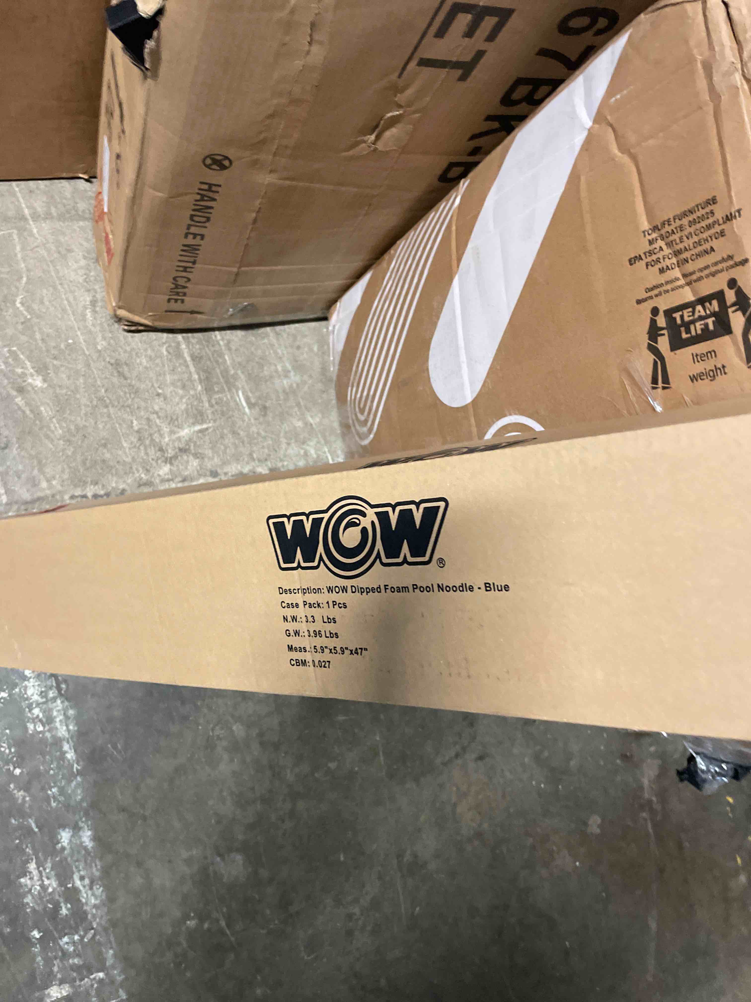 Condition photo showing New/Like New for world of watersports first class foam pool noodles for swimming and floating, pool floats, lake floats