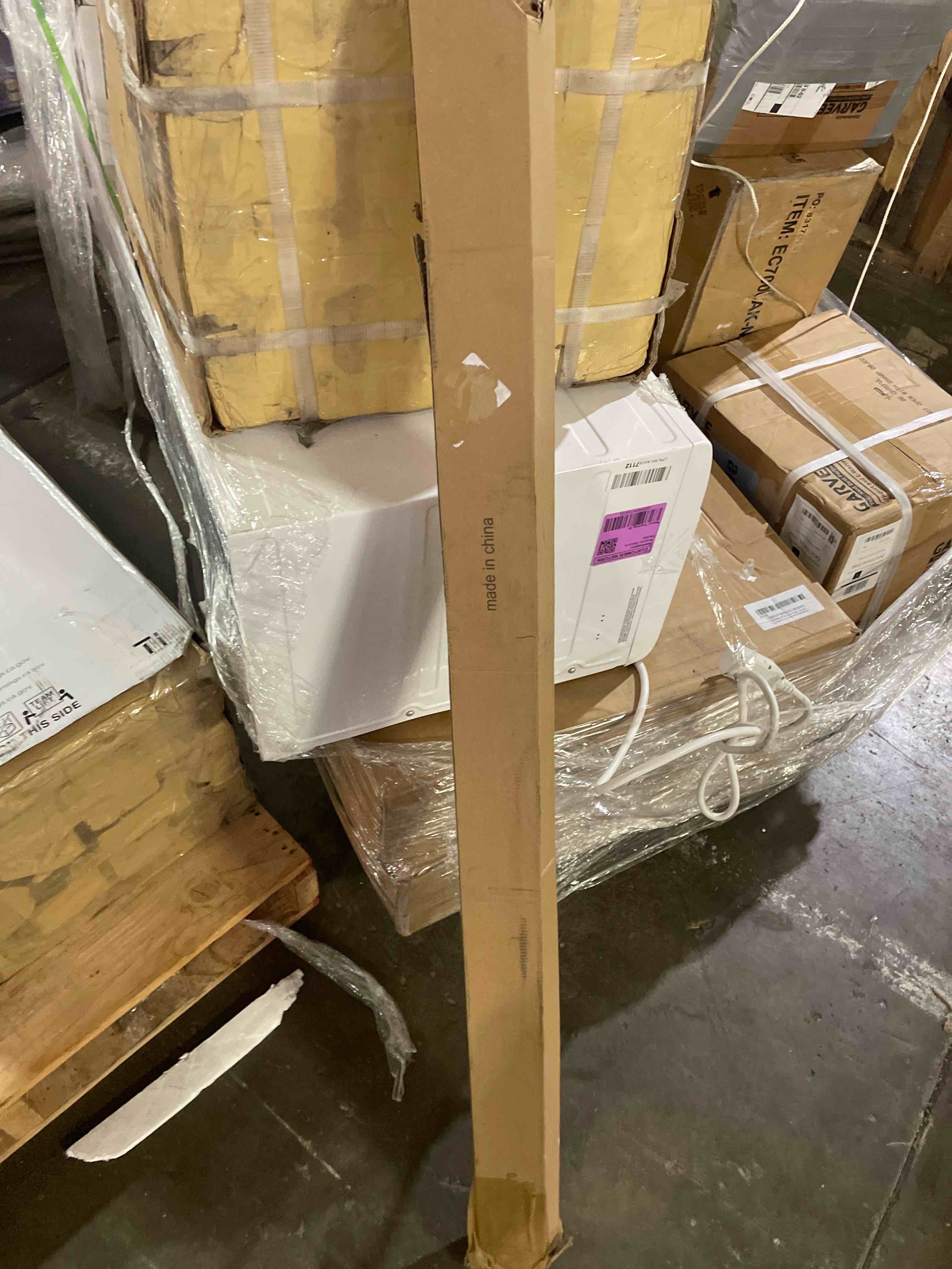 Condition photo showing New/Like New for chrisdowa cordless blackout roller shades for windows, striped free-stop window blinds with privacy, thermal insulated window shades for home, office and door. white, 70" w x 72" h