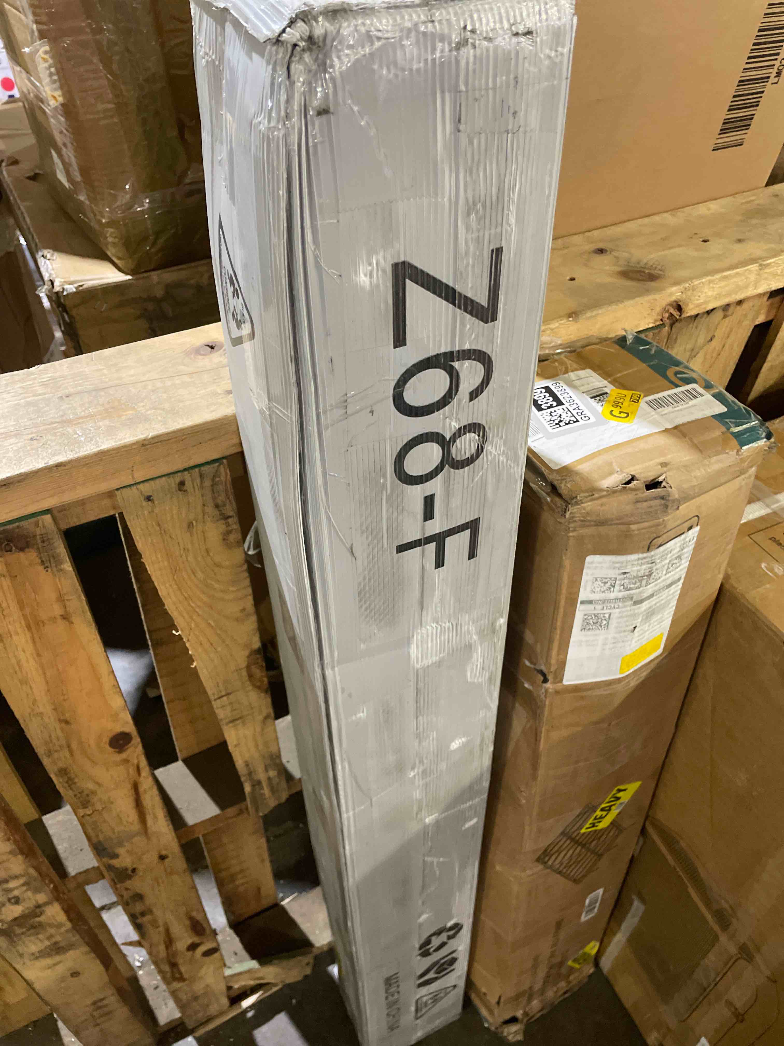 Condition photo showing New/Like New for 14 inch high heavy duty full size bed frame metal, platform bed frame full size no box spring needed, noise free, easy assembly, black