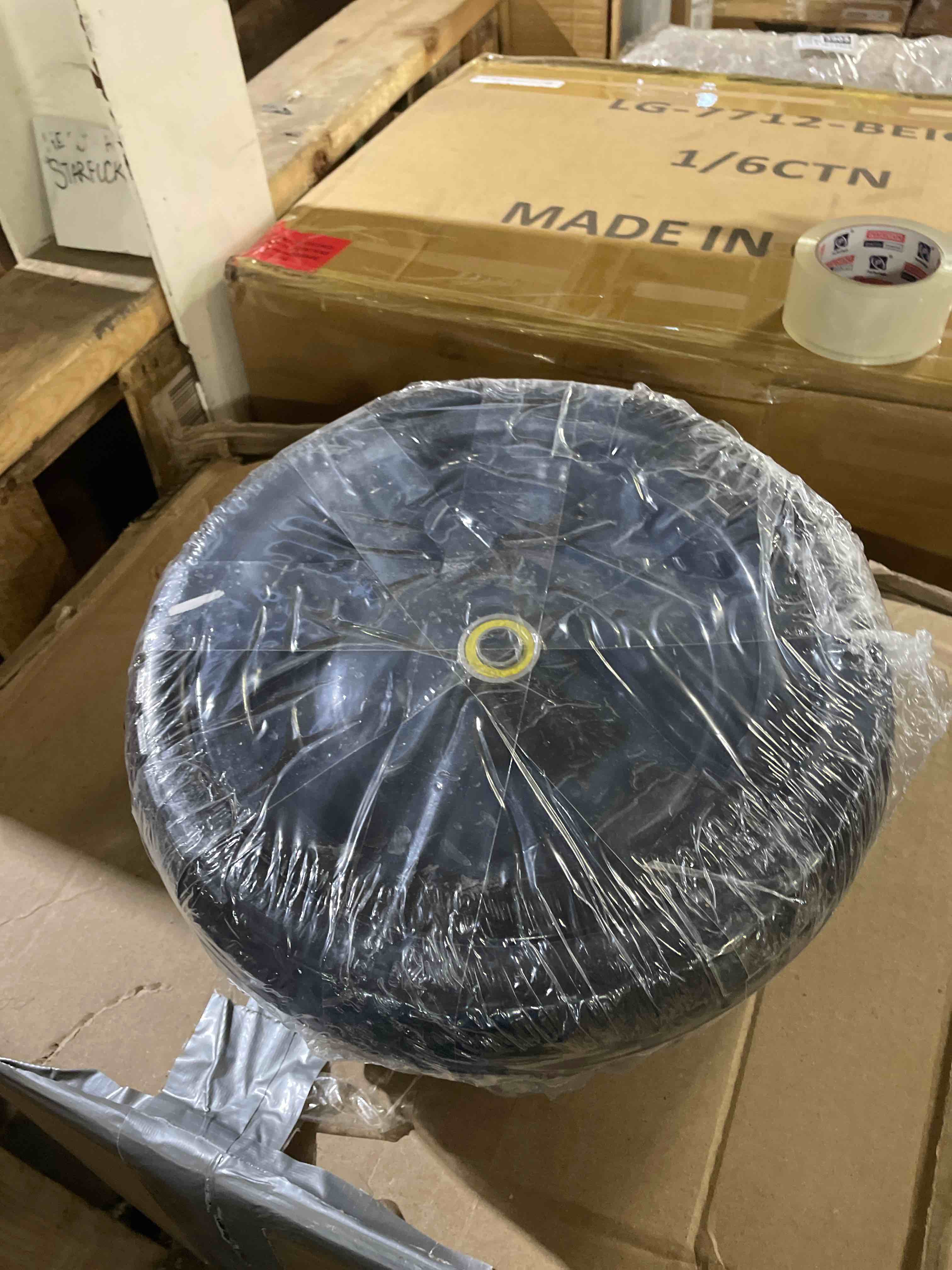 Condition photo showing New/Like New for parts camp 13" solid tires replacement for gorilla cart tires 2-pack | 4.00-6 solid tires, with 5/8" bearings & 2.1" offset hub,13" flat-free solid tire and wheel for garden cart/wagon/hand truck