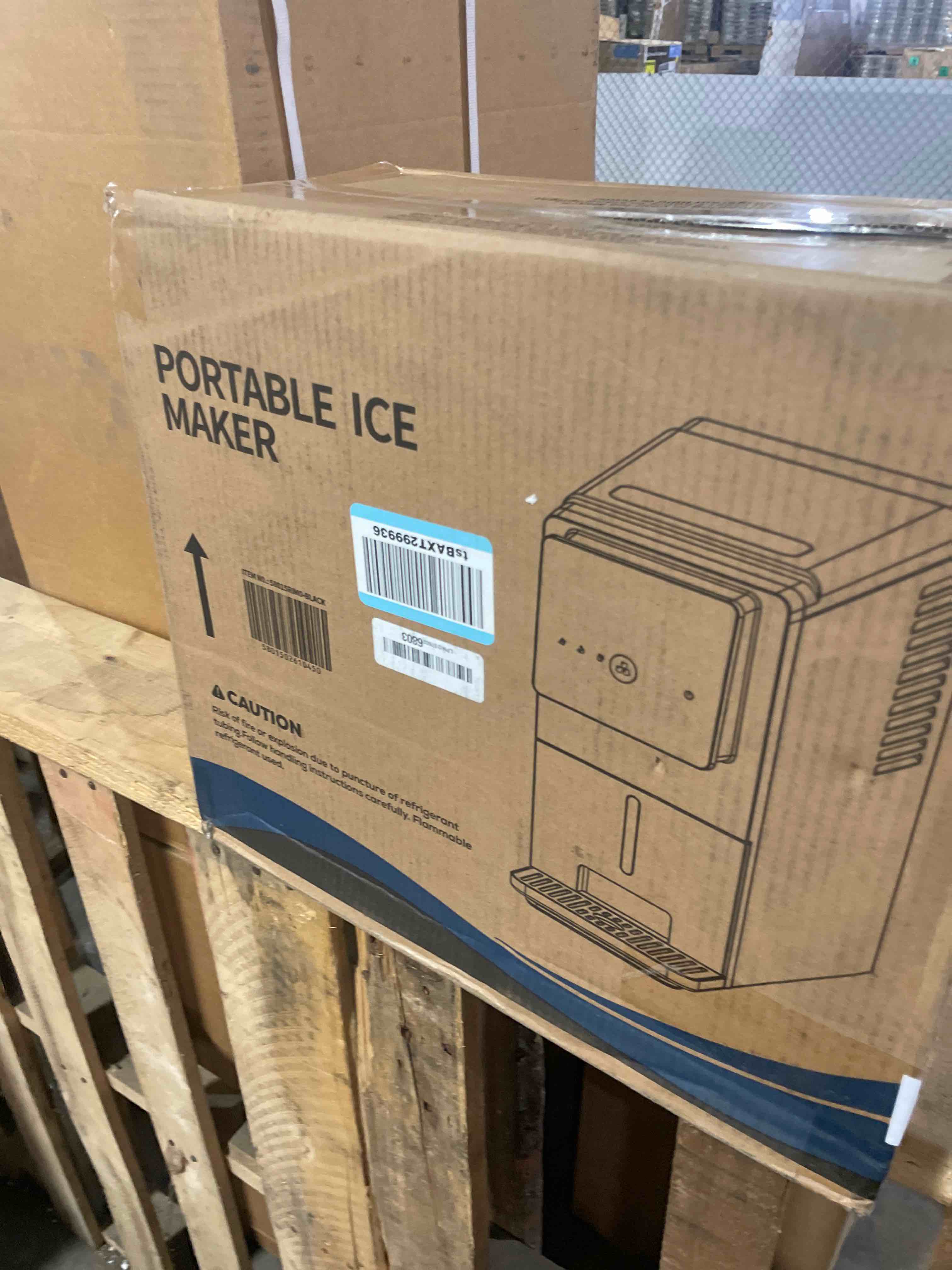 Condition photo showing Good Condition for frigidaire touchscreen nugget ice maker, countertop ice machine, sonic ice maker with 33 lbs. capacity, slate