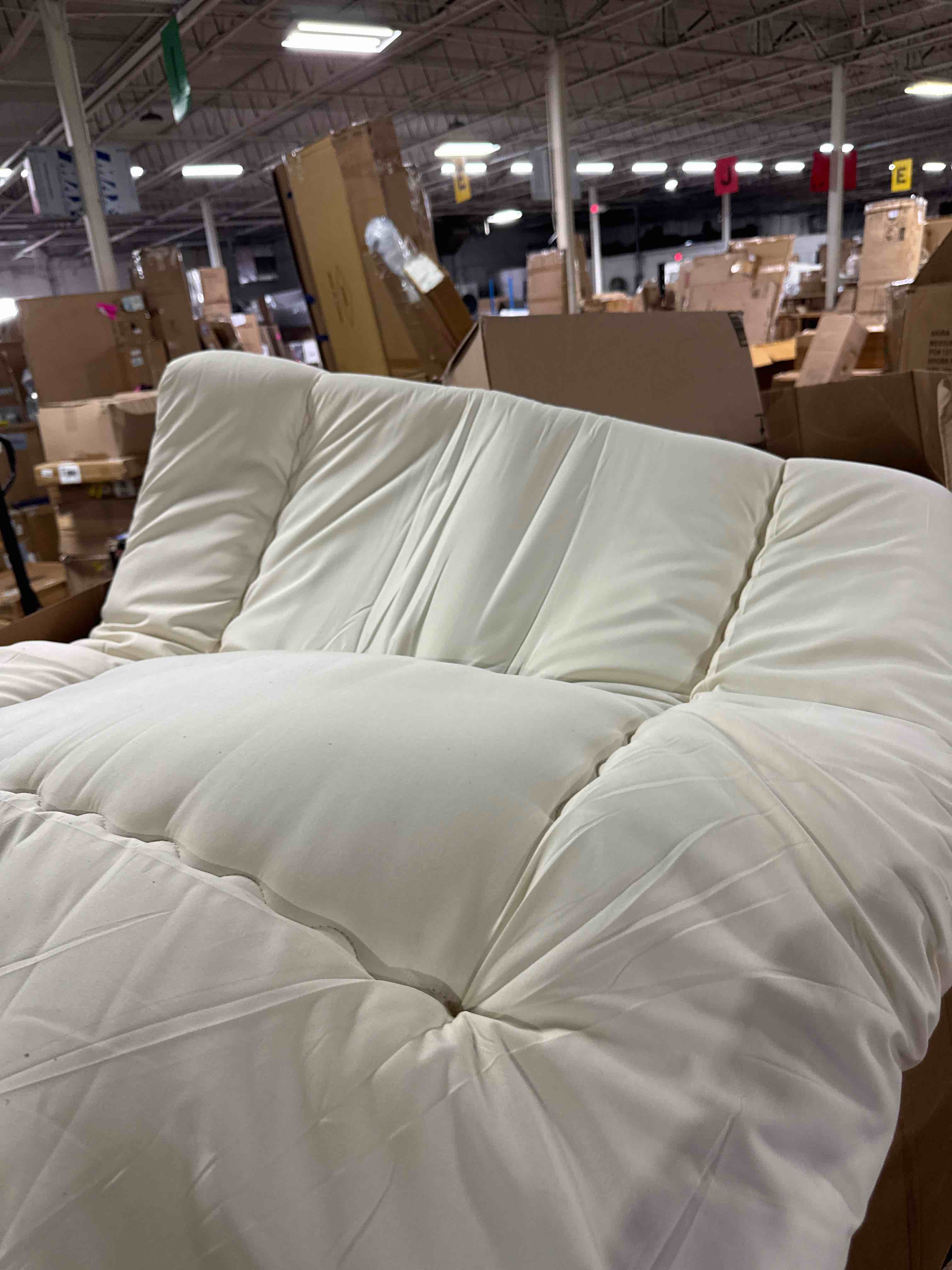 Condition photo showing As Is for moririn japanese futon floor mattress, firm-core shikibuton, made in japan, twin