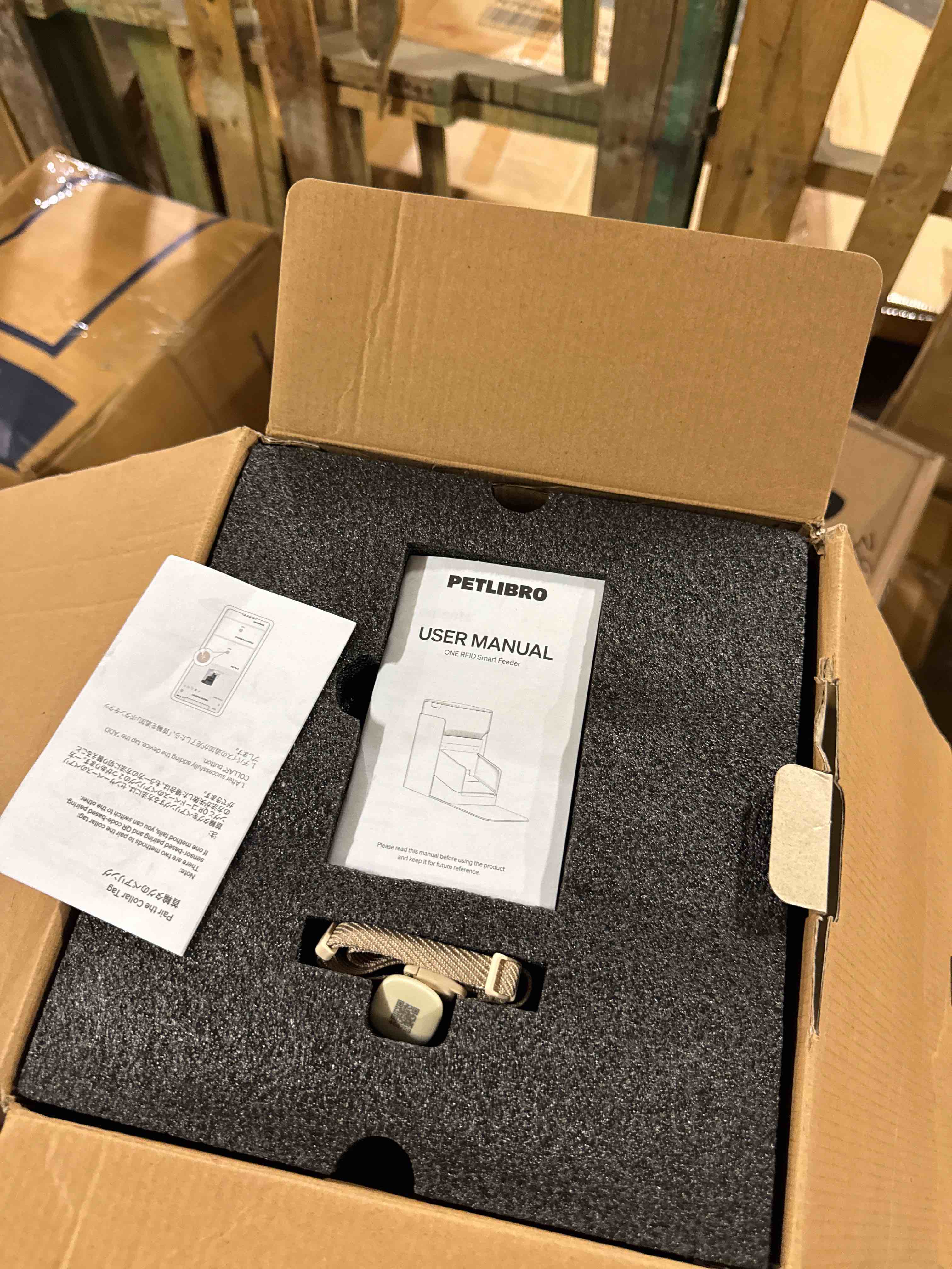 Condition photo showing New/Like New for petlibro rfid automatic cat feeder, collar tag-activated personalized meals, 5g&2.4g wi-fi programmable cat food dispenser with cats recognition & diet tracking for multi-pet homes and different diets