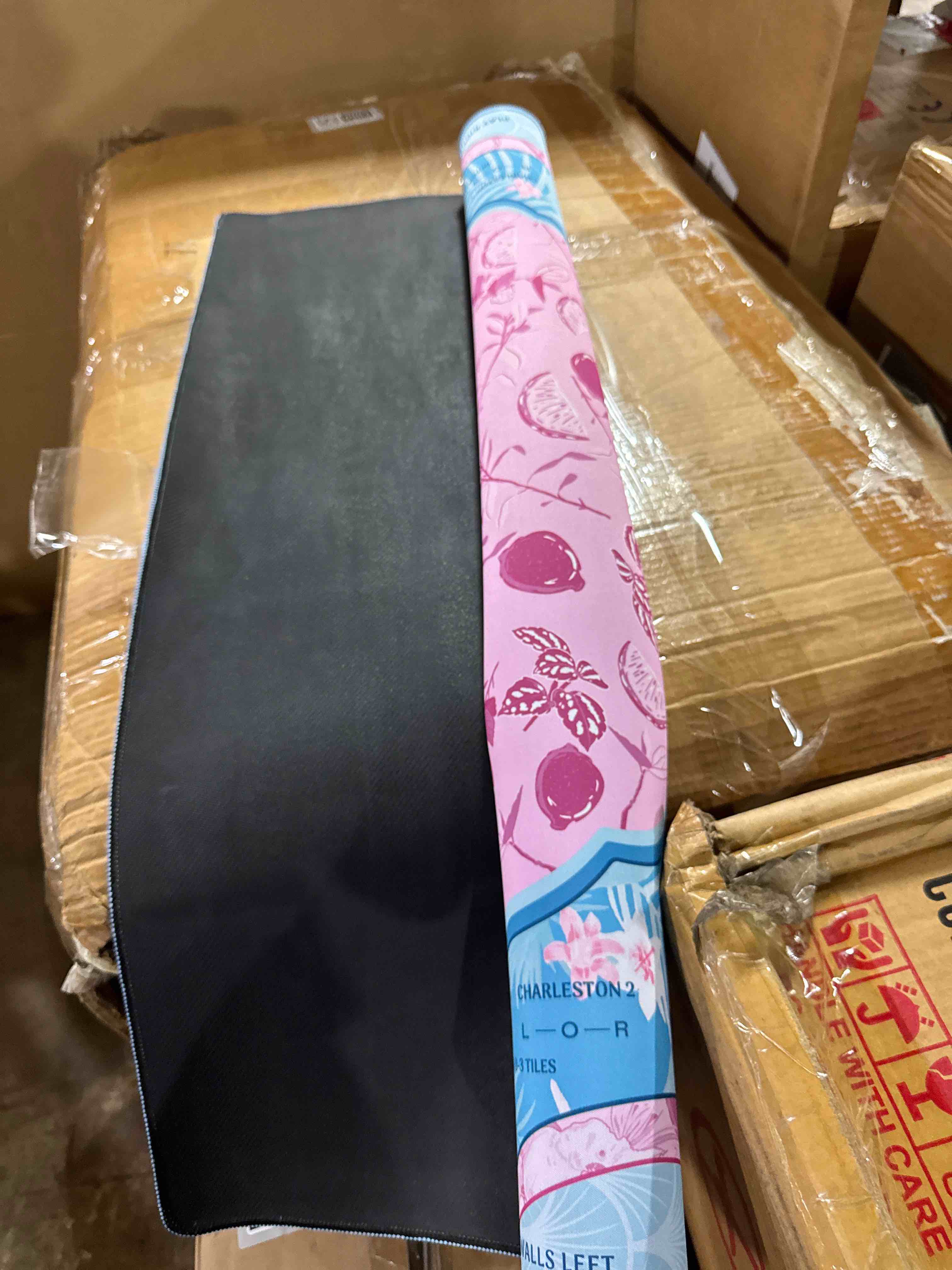 Condition photo showing New/Like New for soulchen flower purple american mahjong mat for table with rules, no creases, ships rolled, 31.5 x 31.5 non-slip noise reduction gaming mat with carrying bag for poker card board purple flower(similar see pics)