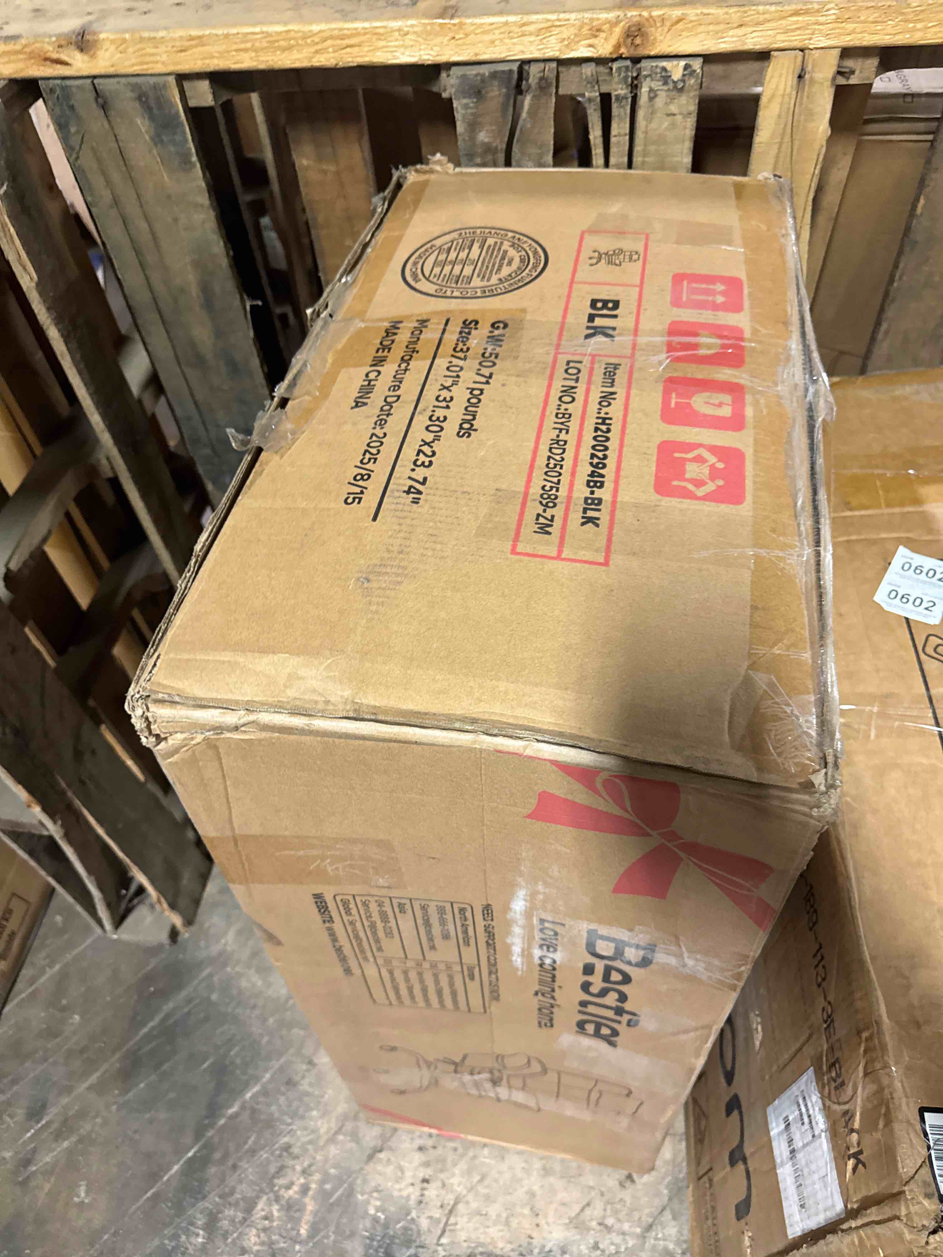 Condition photo showing New/Like New for velvet adjustable height cross-legged office chair in black w/ flip-up arms, high-back executive chair with headrest