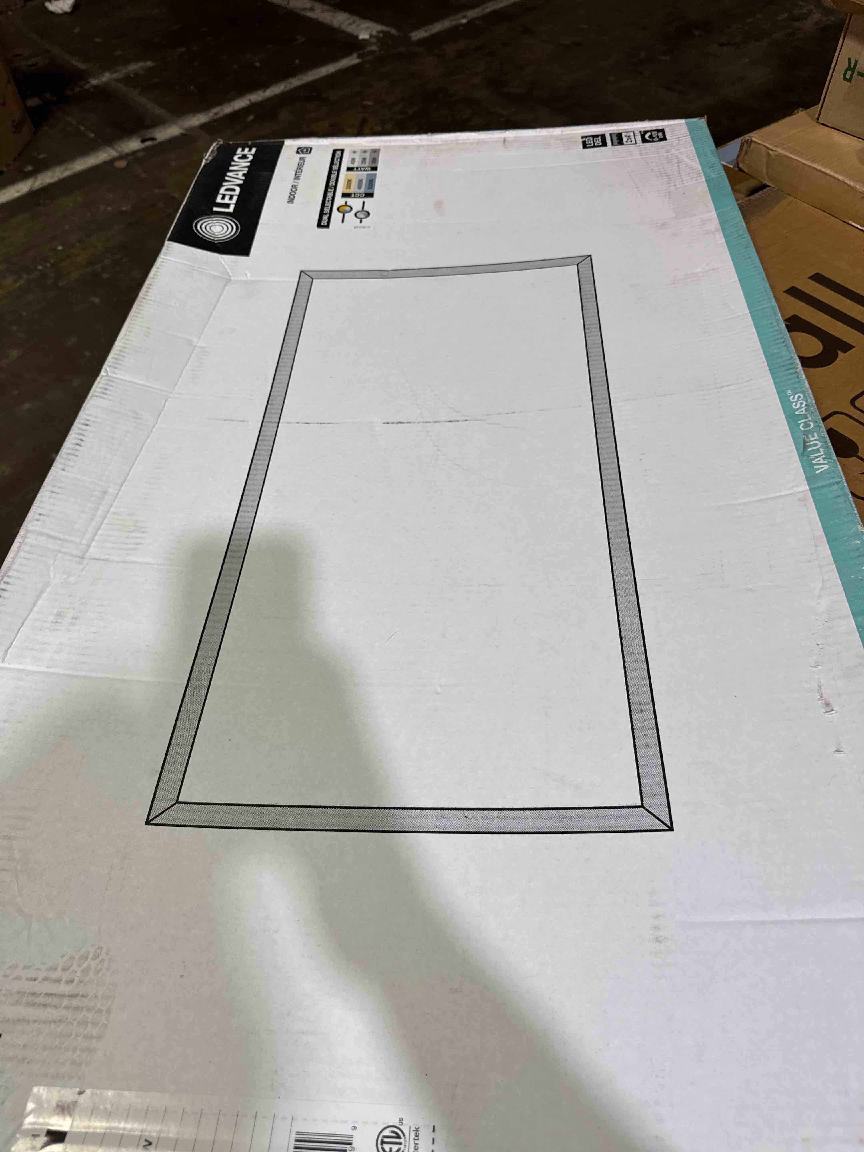Condition photo showing New/Like New for sunco 2x4 led flat panel light drop ceiling office fixture, 7700 lm, selectable features, 40w/50w/60w, 4000k/5000k/6000k, dimmable (0-10v), dustproof etl 2 pack