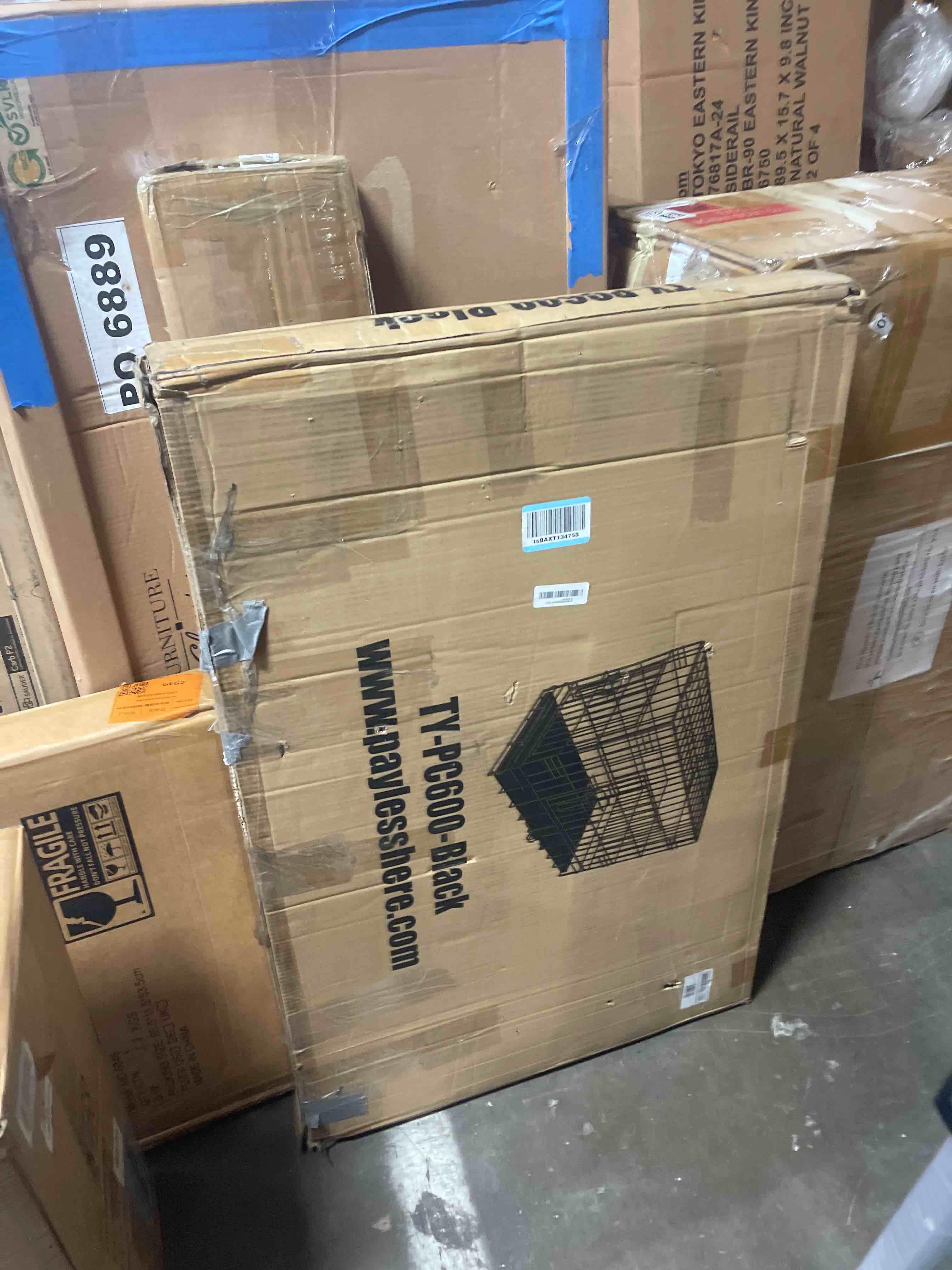 Condition photo showing New/Like New for midwest homes for pets 30-inch icrate for medium breeds, 21-40 lbs, single door folding dog crate with divider panel, leak-proof tray & secure latch, portable, durable & easy to assemble 30.7"l x 19.3"w x 21.5"h single door