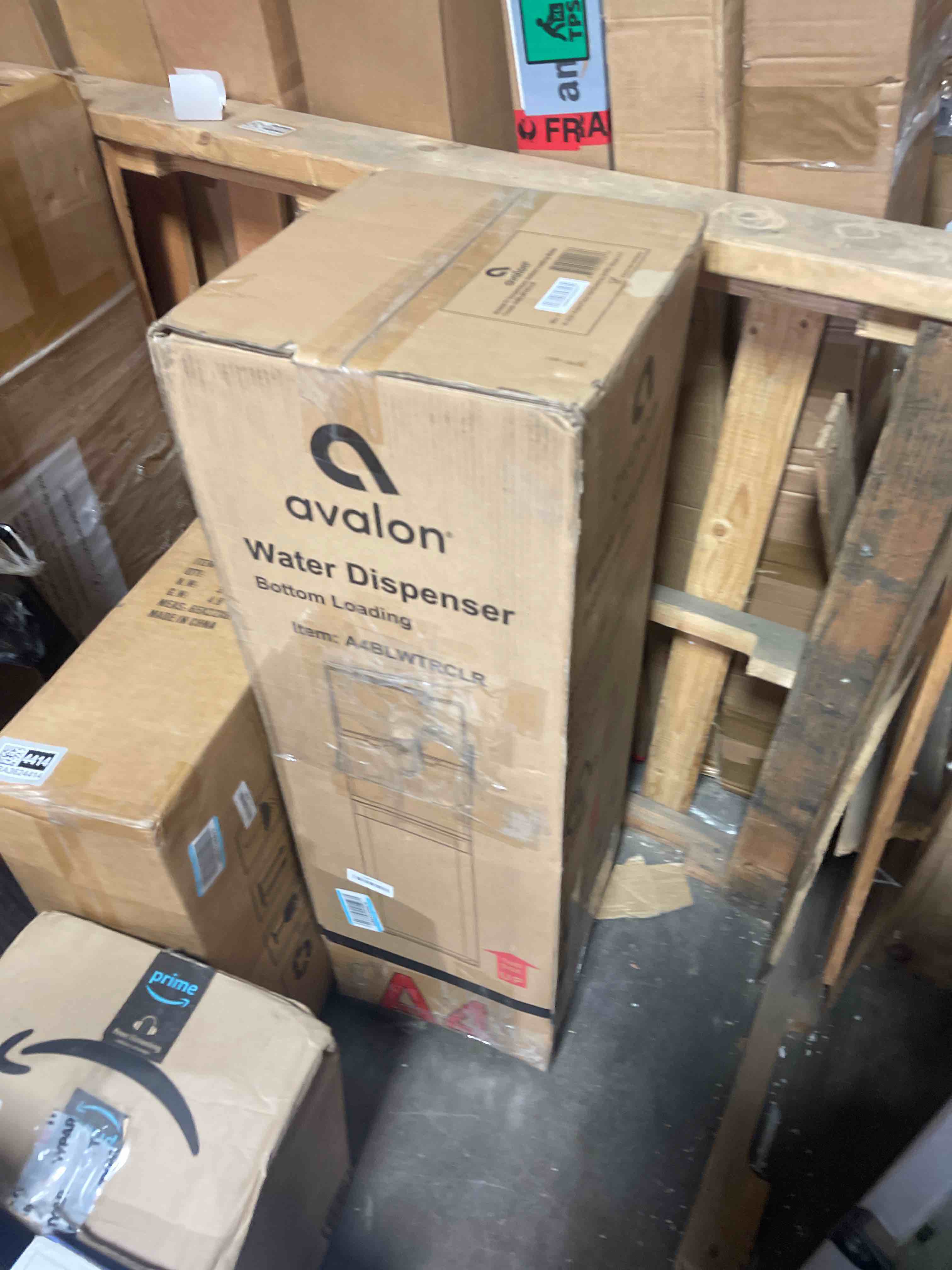 Condition photo showing New/Like New for avalon a4blwtrclr bottom loading water cooler water dispenser - 3 temperature settings - hot, cold & room water, durable stainless steel cabinet, bottom loading - ul/energy star approved
