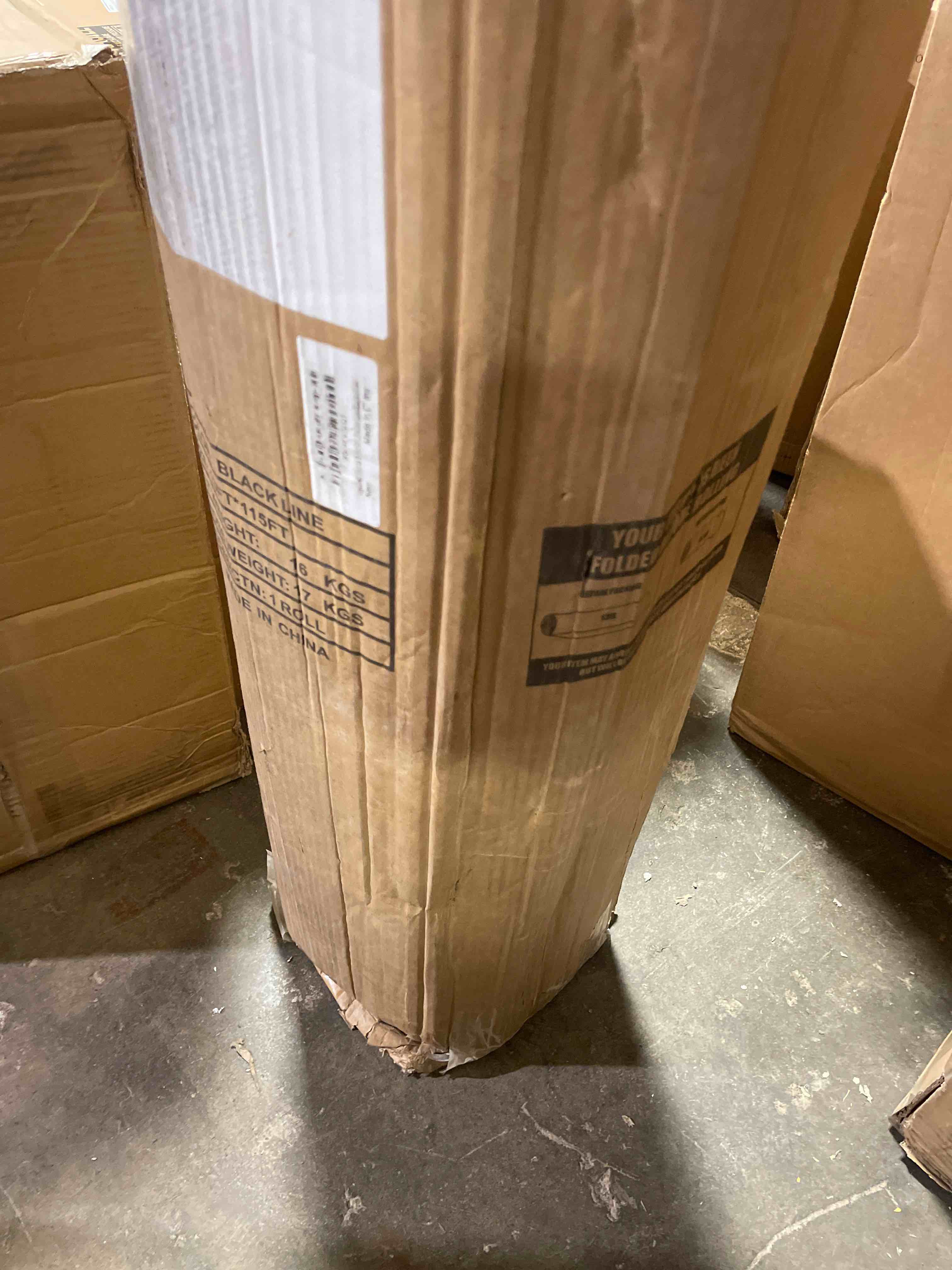 Condition photo showing New/Like New for 13x115 ft 5oz woven pp driveway fabric, 800lbs grab tensile strength geotextile fabric, commercial grade stabilization underlayment road fabric?weed barrier landscape fabric