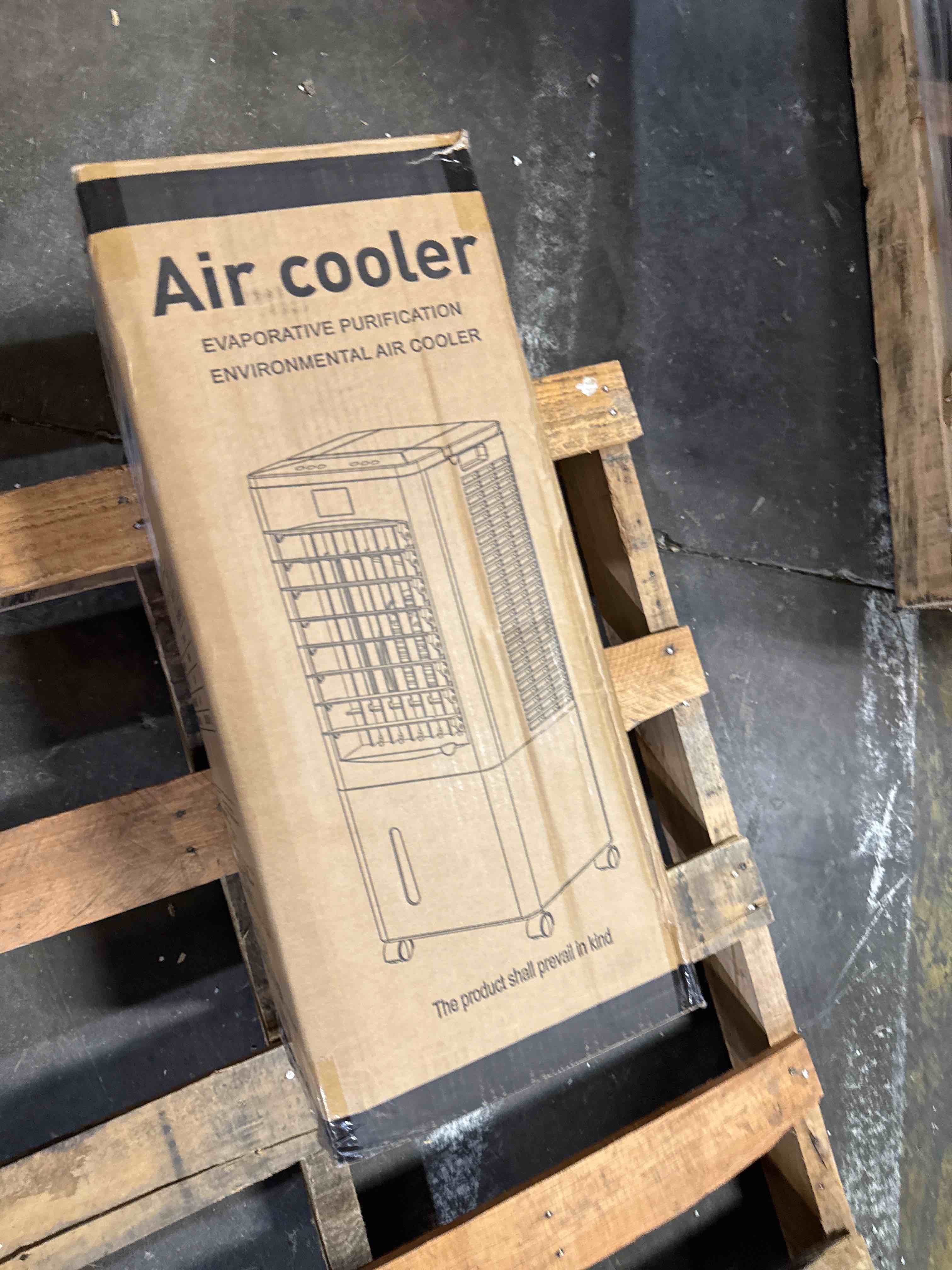 Condition photo showing New/Like New for portable air conditioner, 3000 cfm swamp cooler & evaporative air cooler | 6.87 gal water tank, 3 speeds & 4 modes, 120° oscillation with 15h timer for home, bedroom, kitchen & indoor cooling