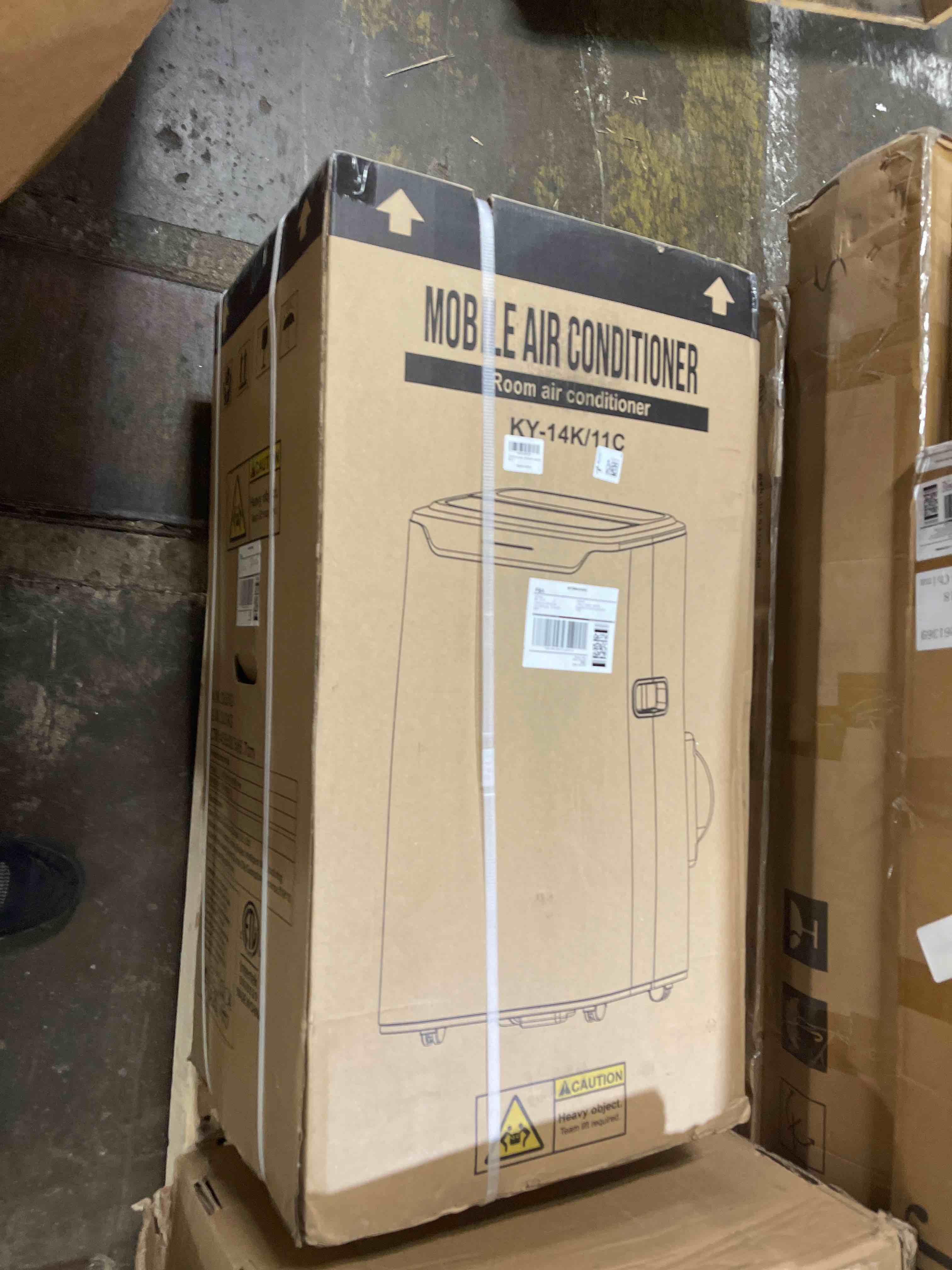 Condition photo showing New/Like New for portable air conditioners, 14,000 btu portable ac unit for room up to 650 sq. ft, 3 in 1 small ac unit with 24h timer smart sleep mode, smart stand up air conditioner for bedroom(14,000 btus)