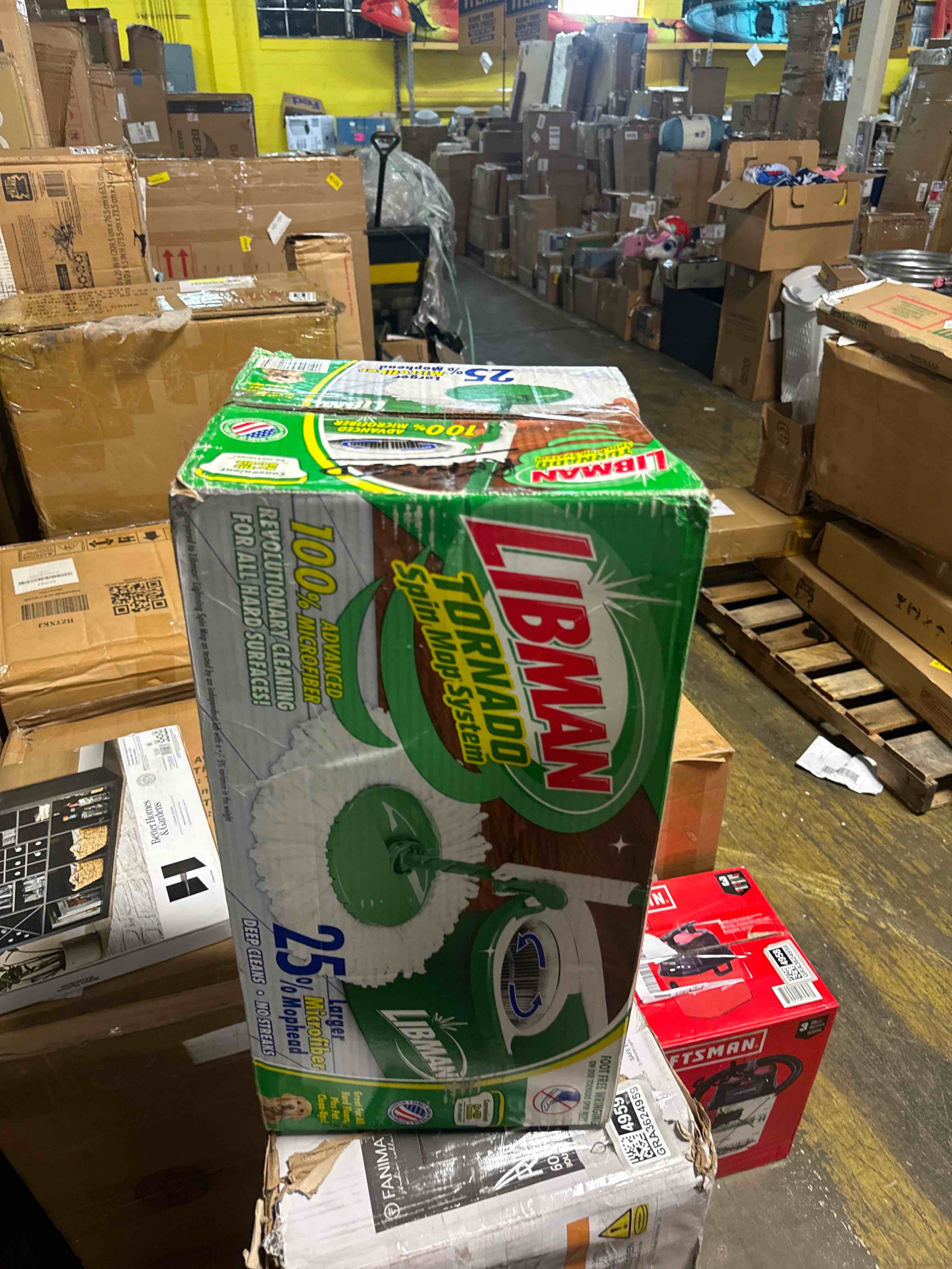 Condition photo showing Good Condition for libman tornado spin mop system