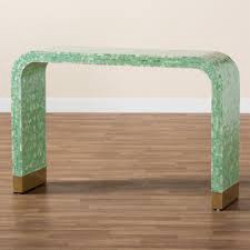 Akins 45.7" Mother of Pearl Console Table