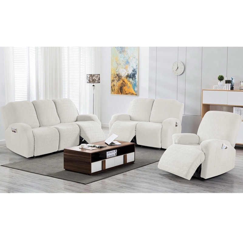 Taococo  loveseat, recliner chair, cover stretch fit