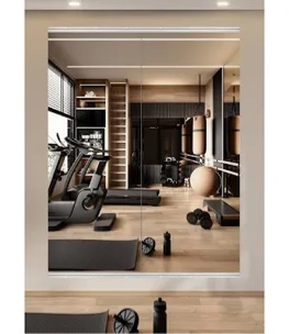 Laberta Flat Mirror Home Gym Mirror, Large Full Body Mirror for Yoga 