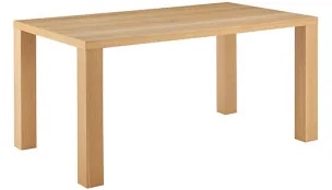 POST DINING TABLE OAK NATURAL TOP 2x5x4