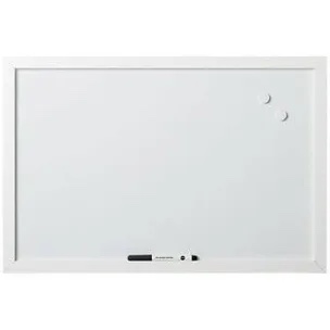 White Decor Frame 20x30 MDF Magnetic Dry Erase Board -