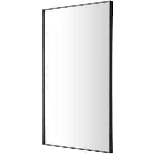 Framed mirror 24” x 48” black