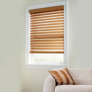 2.5" Room Darkening Cordless Faux Wood Blind